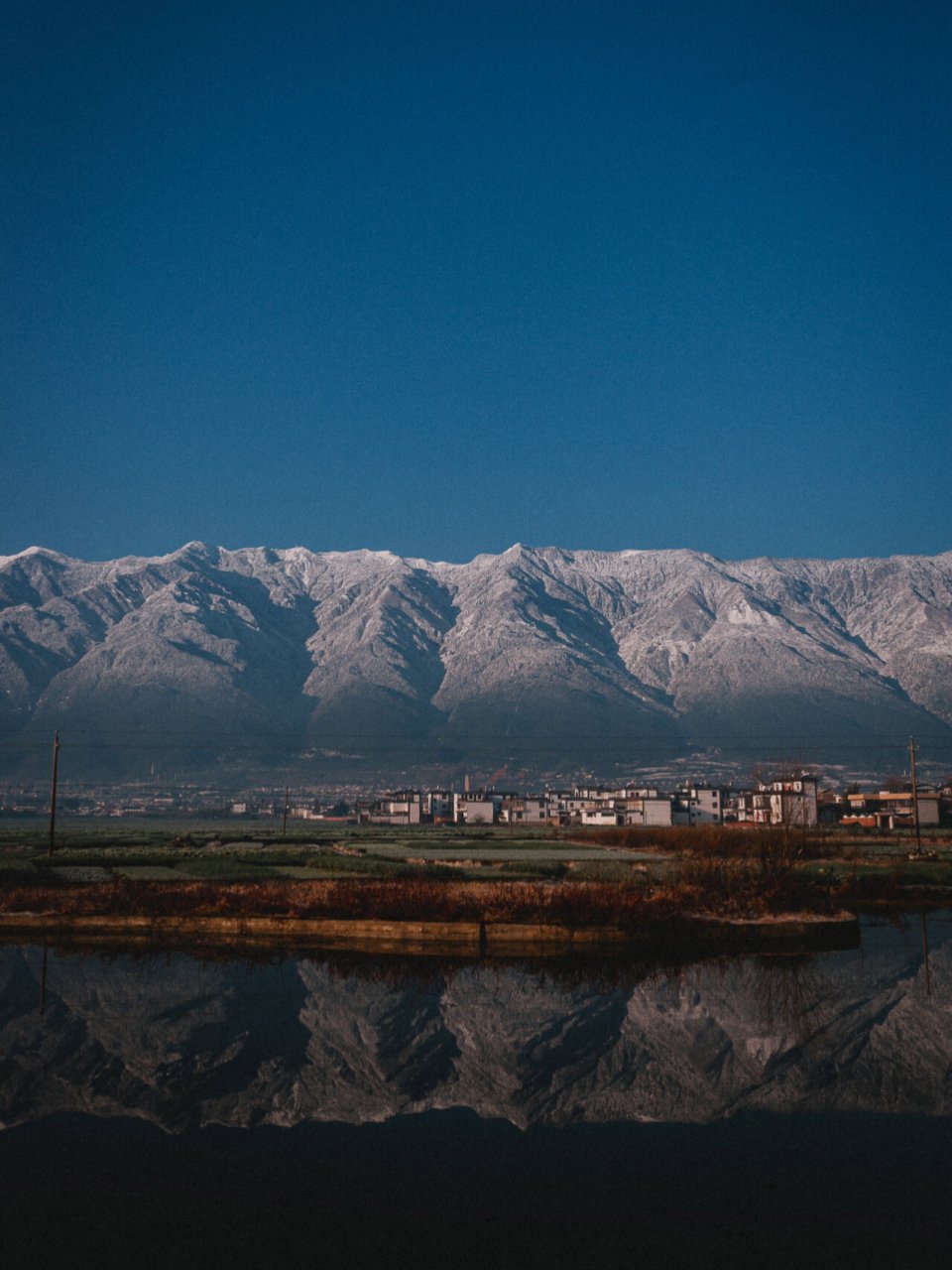 大理下雪了!9张苍山雪景!