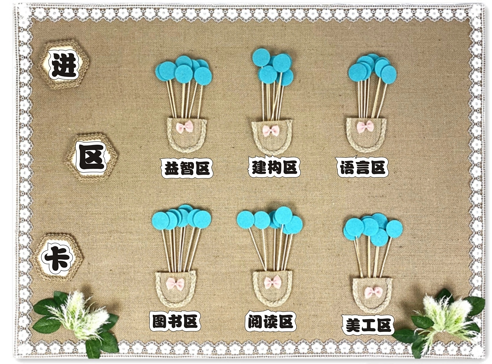 幼儿园环创 | 进区卡进区牌大中小班适用 有九张图,都不一样,自己翻