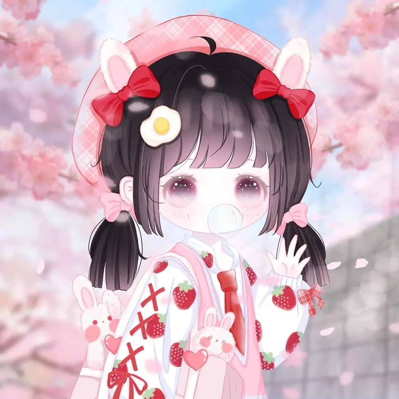 可爱仙气动漫闺蜜头像 真的是很多事情 你偏偏已经不在意了 它才给你