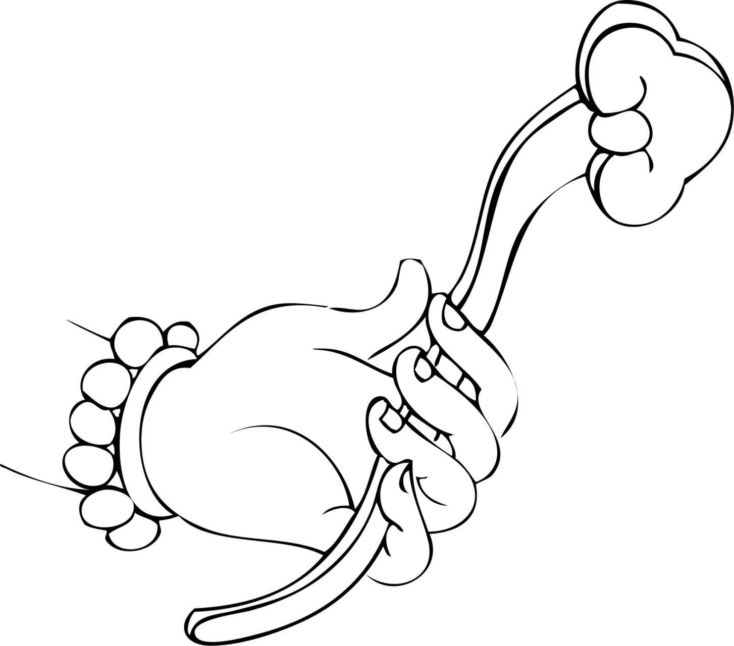 佛手白描·线描素材·国画专业参考资料底稿