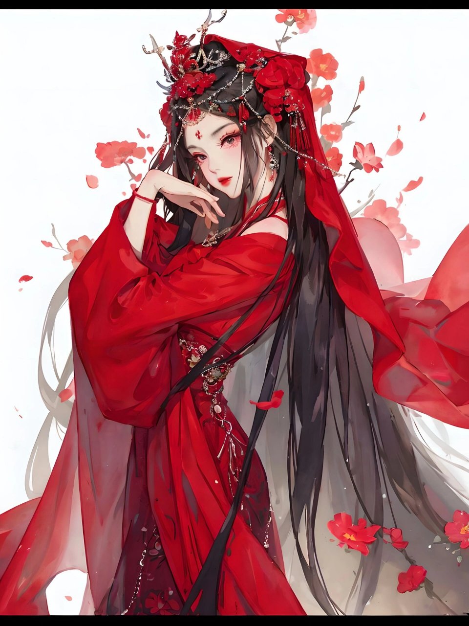 古风美人|梅花仙子78 此图片由 制作生成.