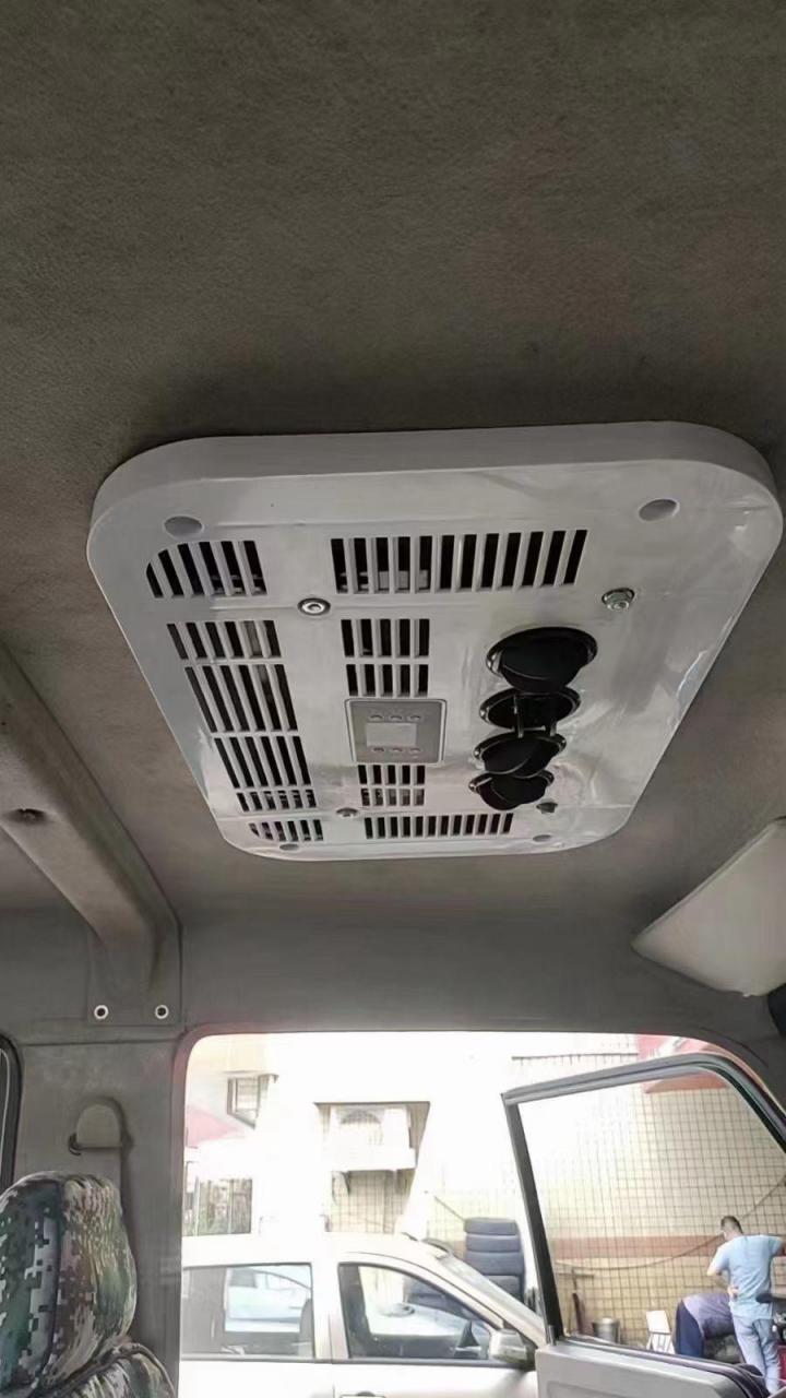 小轻卡12伏24伏的驻车空调完美上车,制冷效果杠杠滴