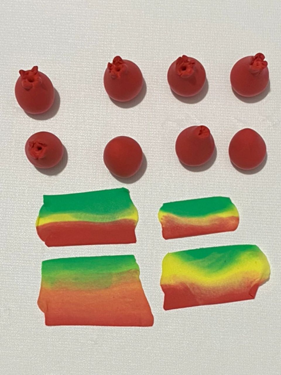 水果崽崽-97火龙果轻粘土手工教程 做出来挺好看的也 我计划做很多