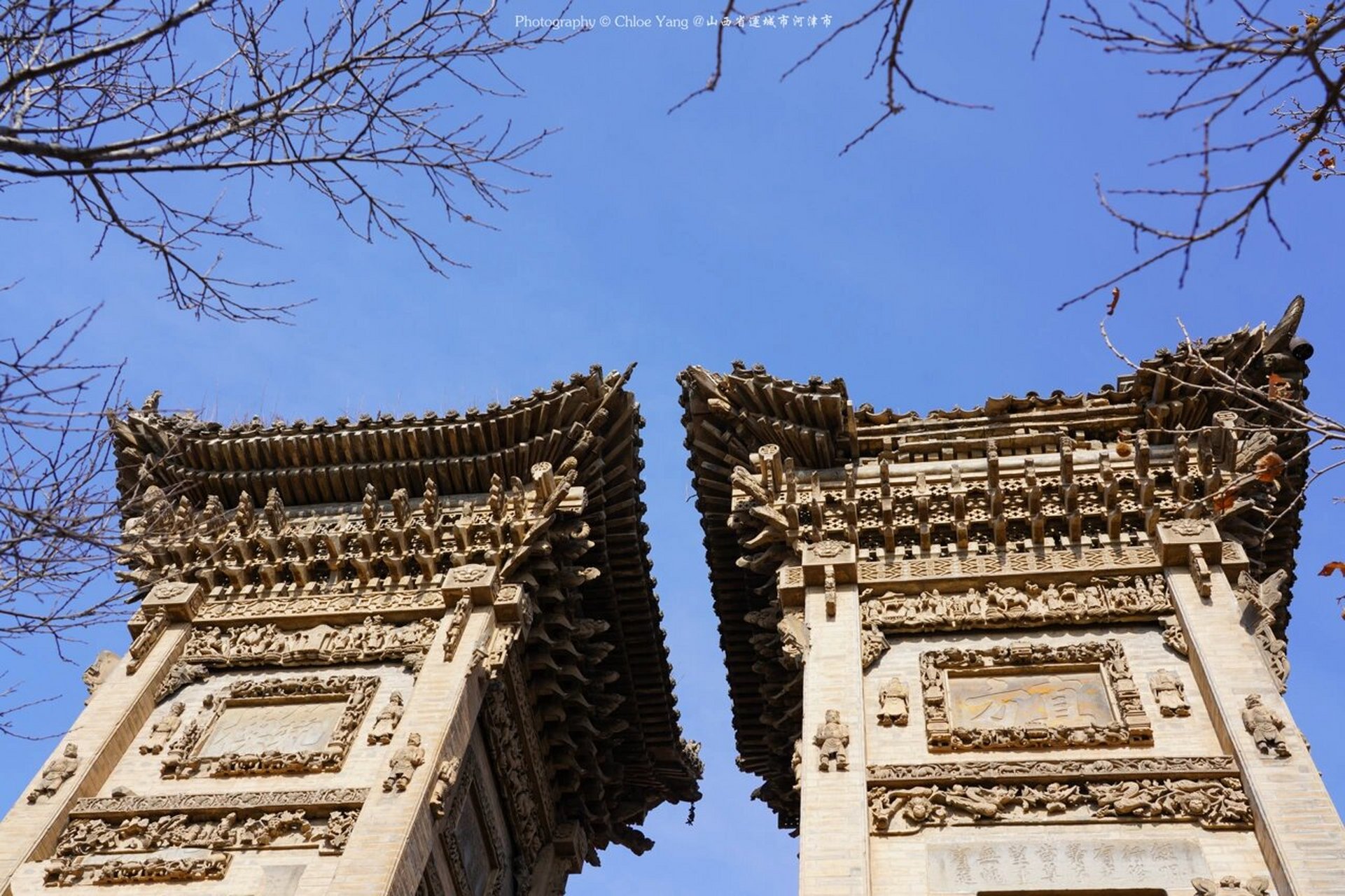 【山西古建】藏在村落里的惊艳古建 阮氏双碑楼(山西省运城市河津市)