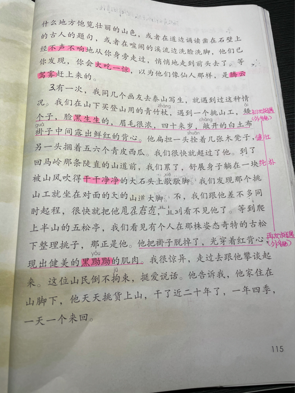 部编四年级下册语文第25课《挑山工》