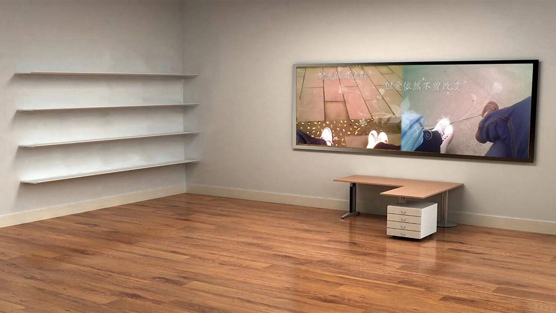 电脑桌面壁纸3d书房背景图片 #电脑桌面分区壁纸 #强迫症