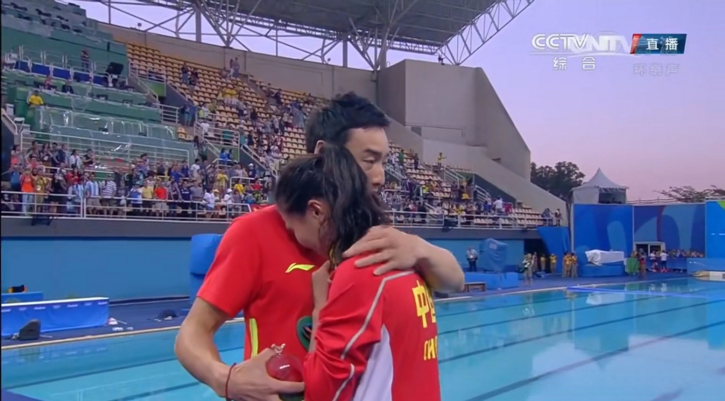 秦凯何姿的神仙爱情 还记得当年里约奥运会,秦凯在全世界直播画面的