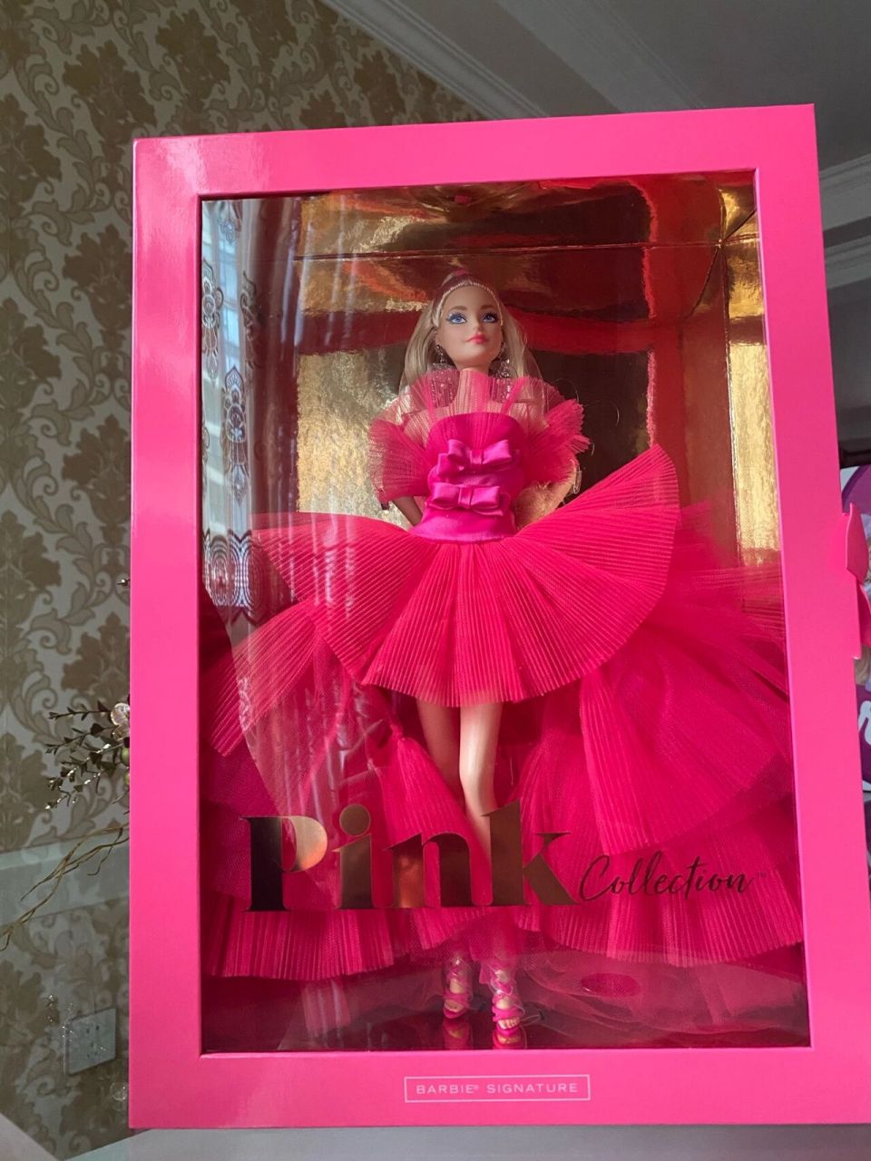 金标典藏粉色芭比91pink系列首发的芭比,st材质 ,中国限量2200个