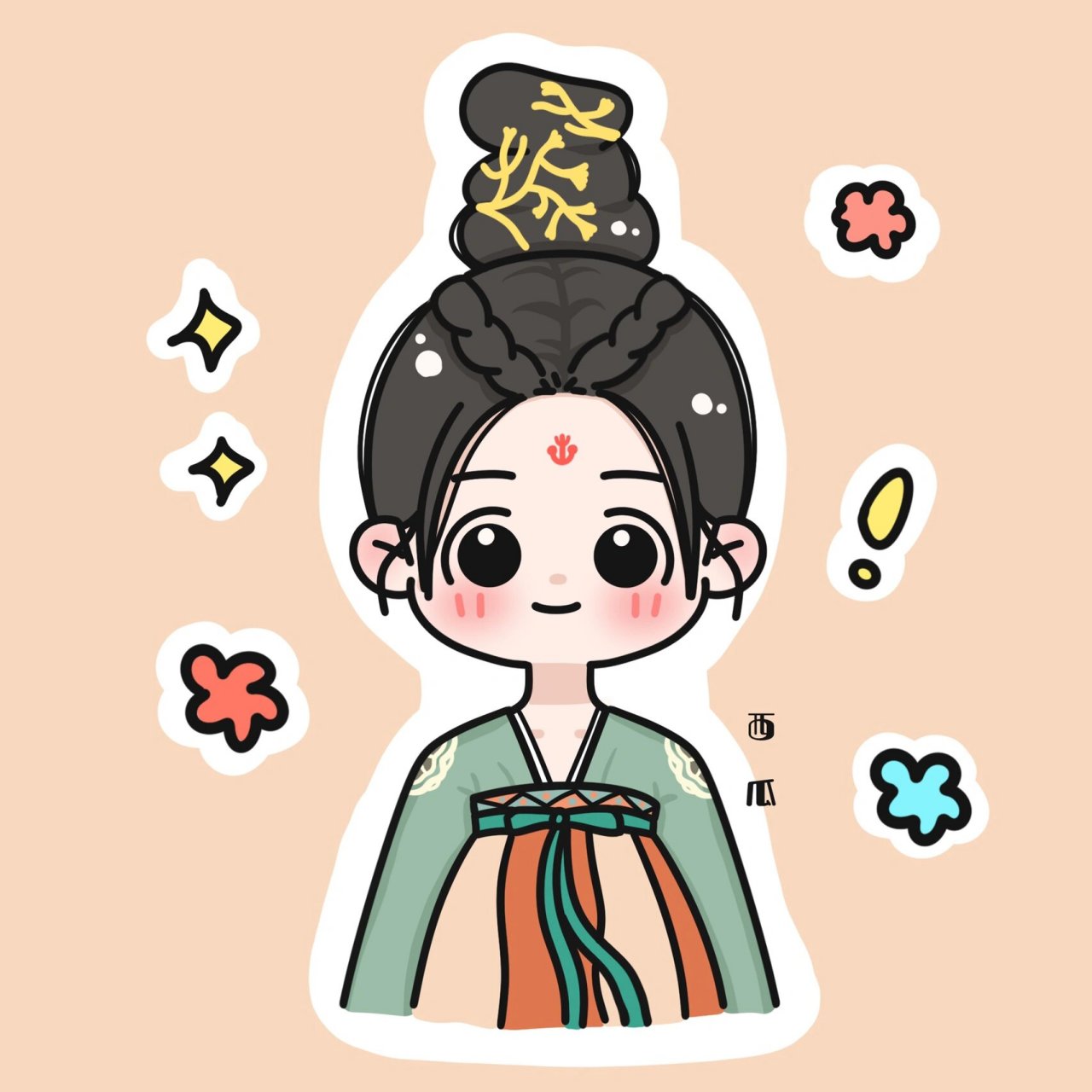 苍兰诀 虞书欣|云梦泽的小兰花q版头像～ 本座真的好喜欢小兰花在云梦