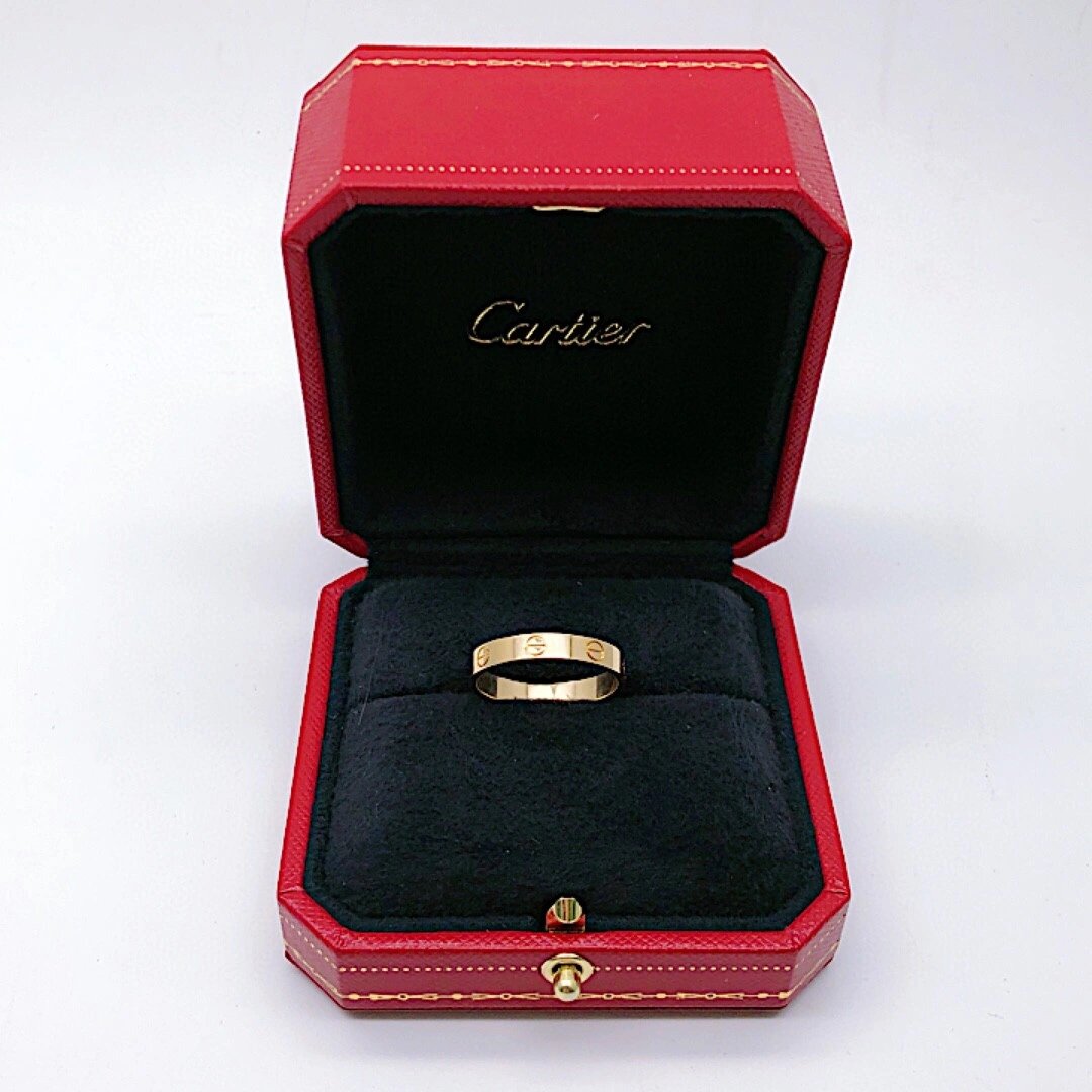 cartier 卡地亚 love系列60码窄版戒指 cartier 卡地亚 love系列窄版