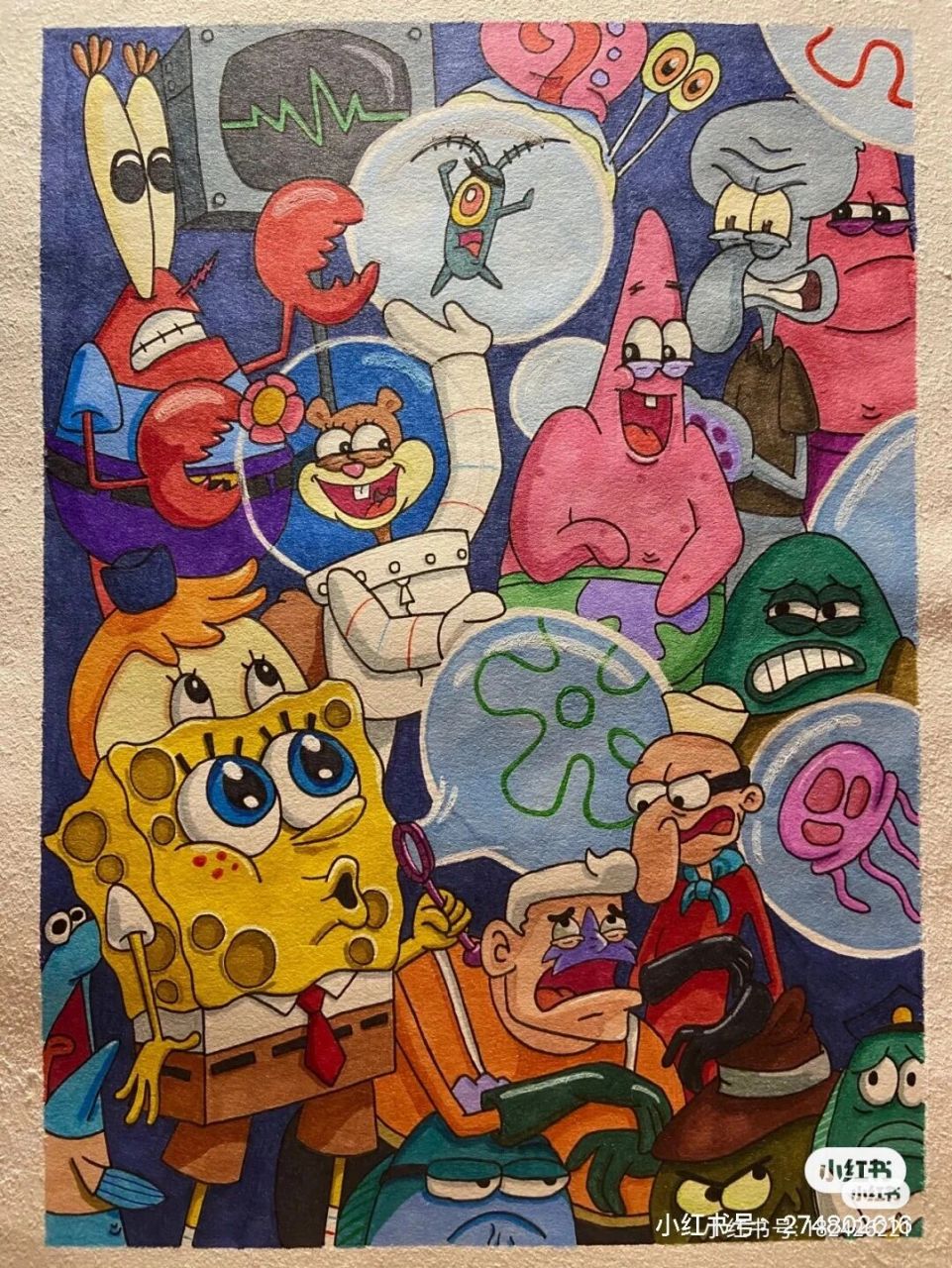 童年动画片绘画素材 小红书真的是个宝藏app好多好看的绘画素材呀