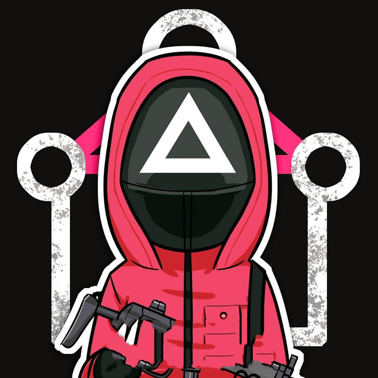 看完都是意犹未尽 跟风来套鱿鱼游戏红色军团的头像吧 你们是不是也