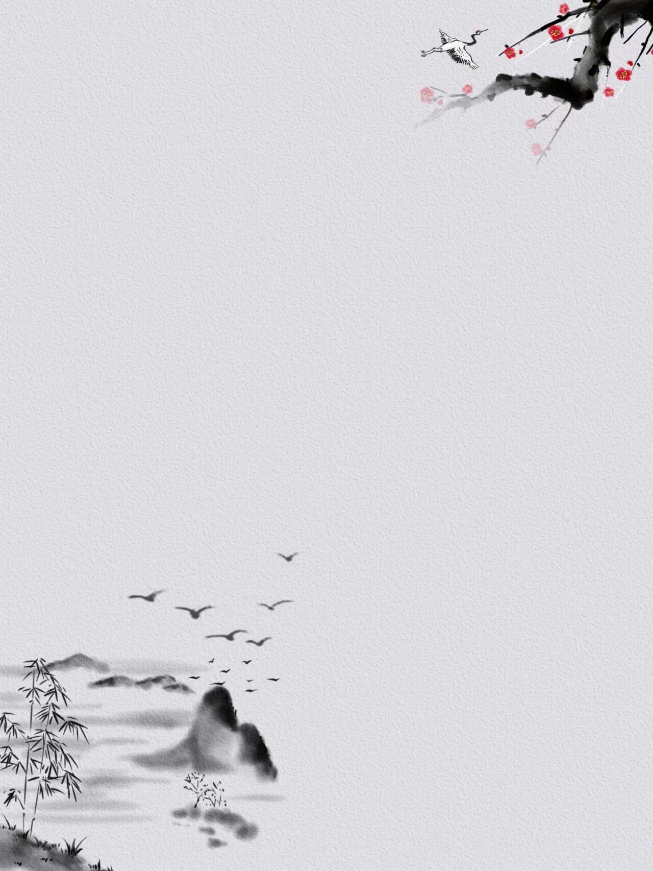 简约古风系列文案底图,朋友圈背景图