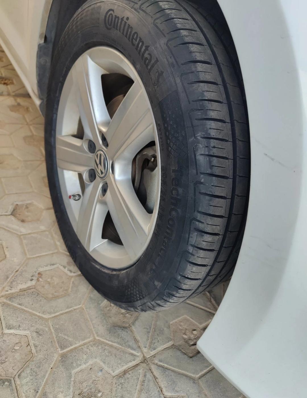 在途虎购买了德国马牌轮胎techcontacttcgold205/55r16 91vfr