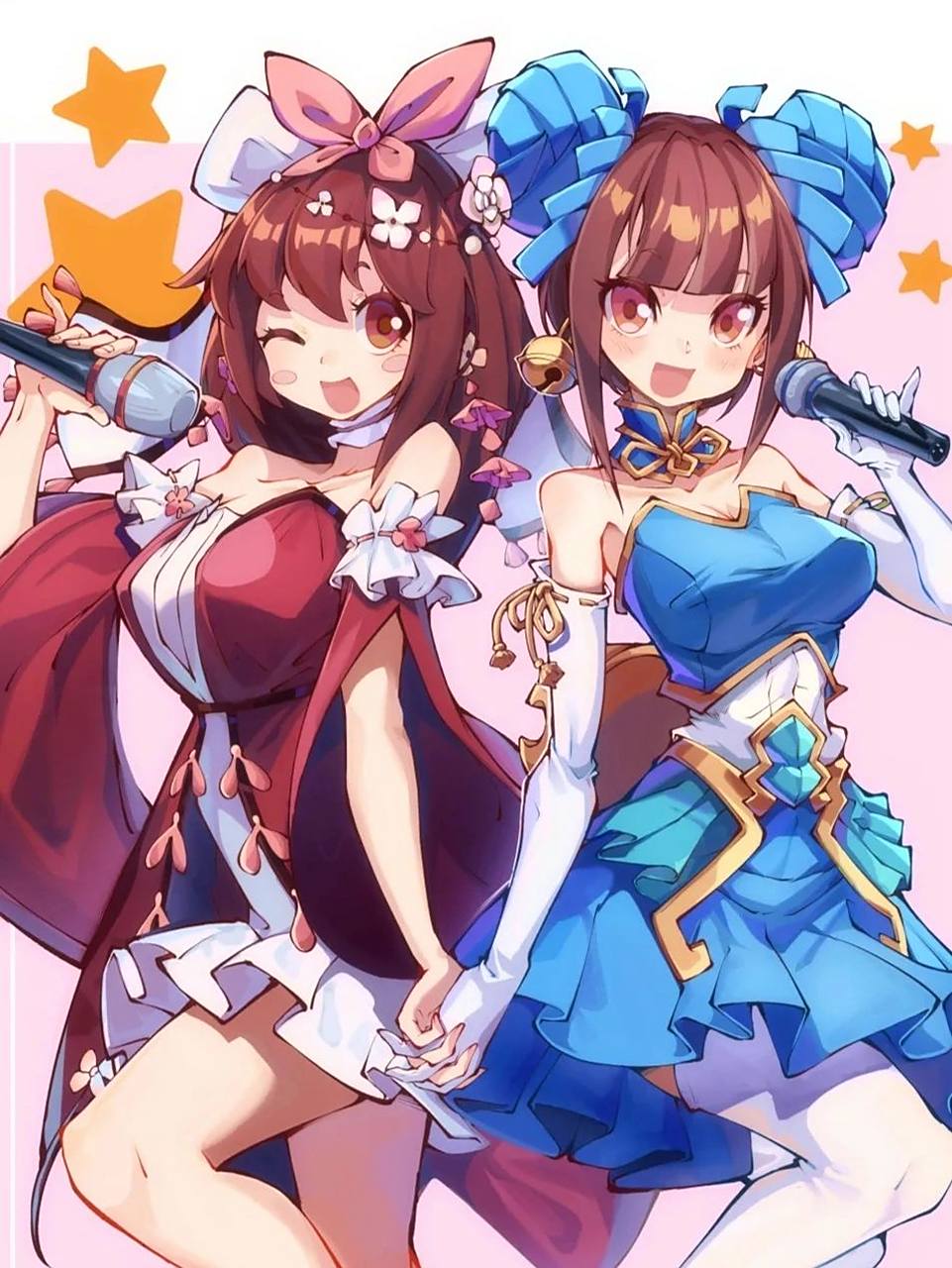 超欲姐妹花花小楼和月无双高清壁纸来啦!