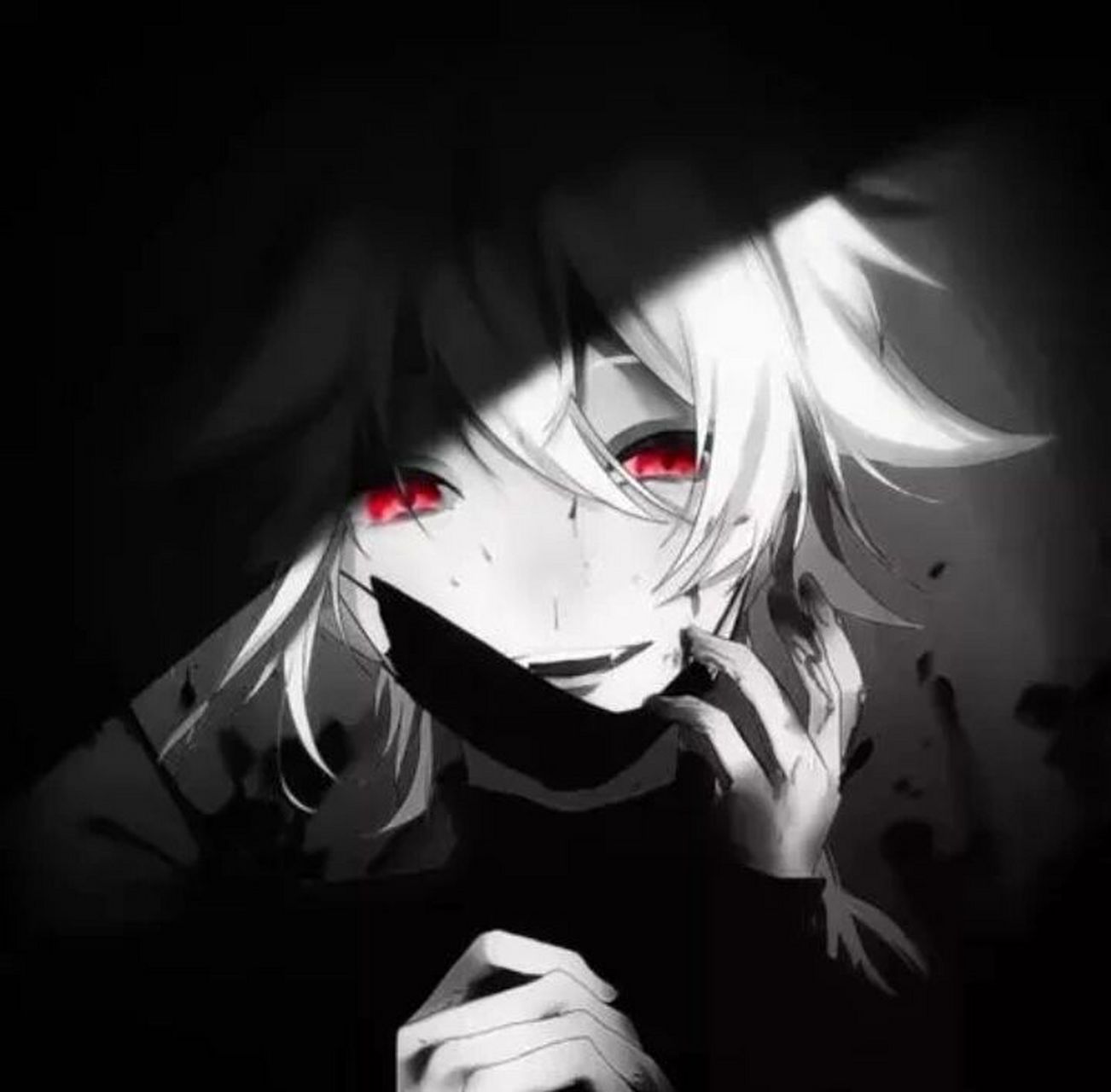 男生动漫黑暗系头像 我抑郁了,今天晚上心情被毁了,好烦啊!