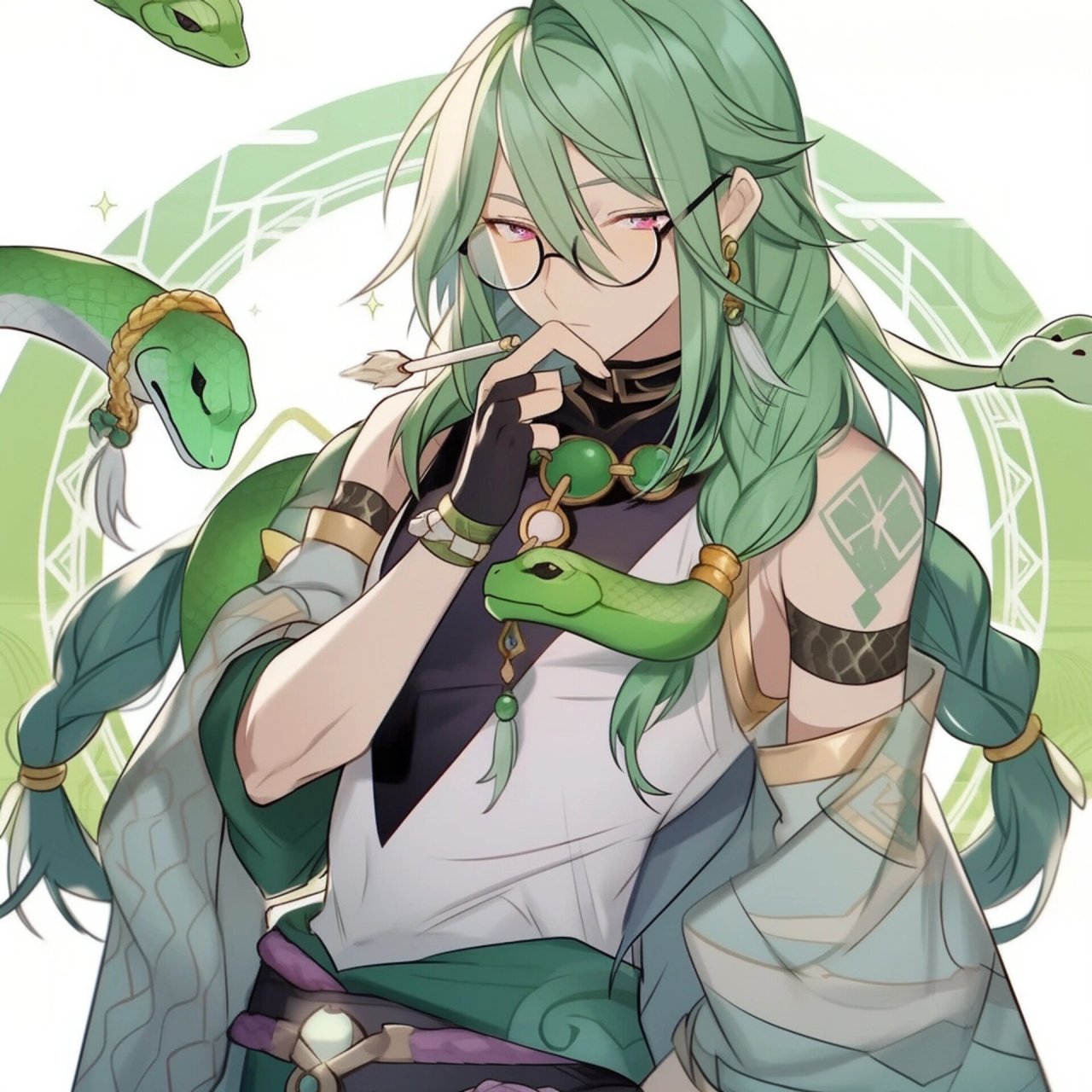 原神-白术 「白先生,有心事,从来都不说…明明很讨厌「死亡 却总在