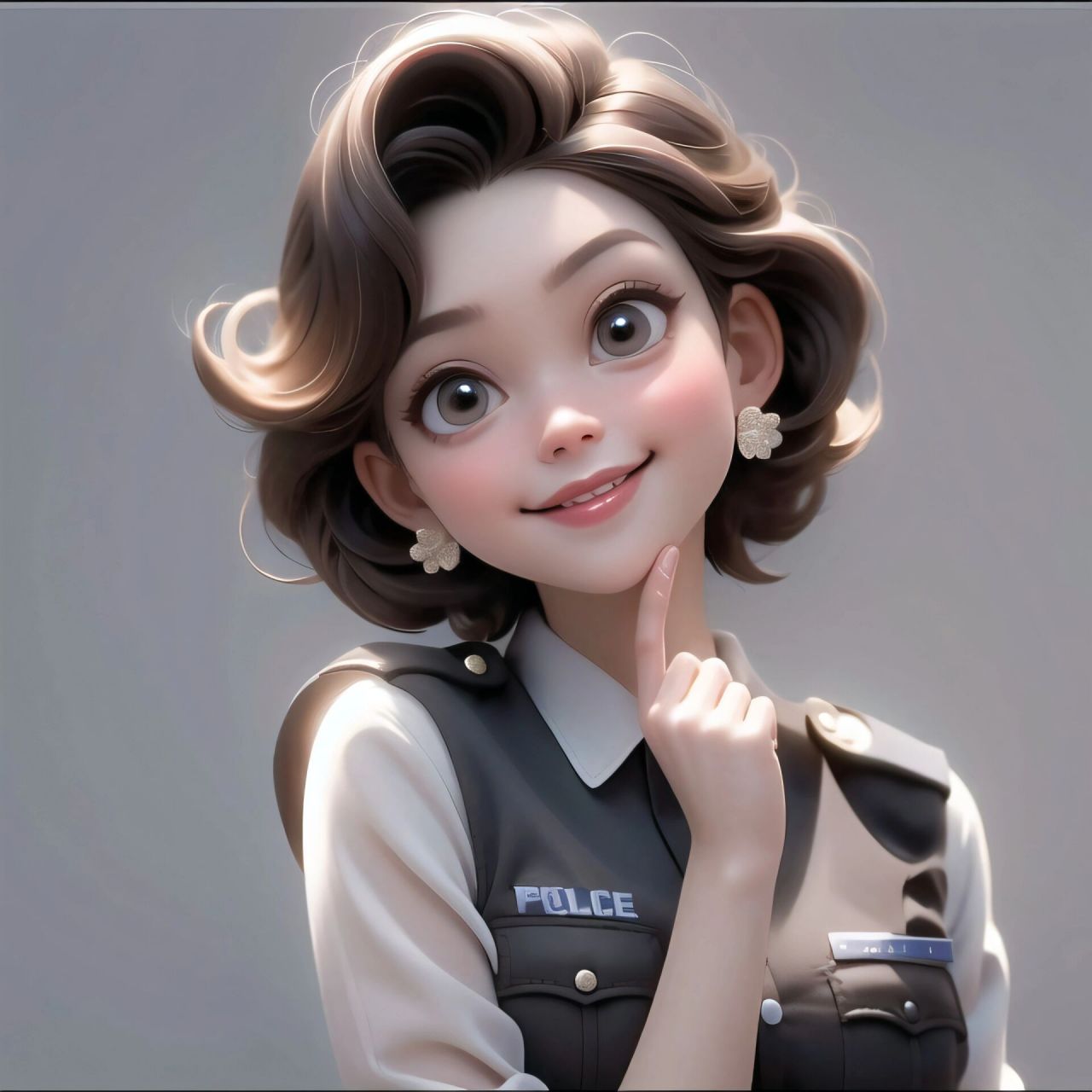 正装,职业装系列,迪士尼公主94风格女生头像