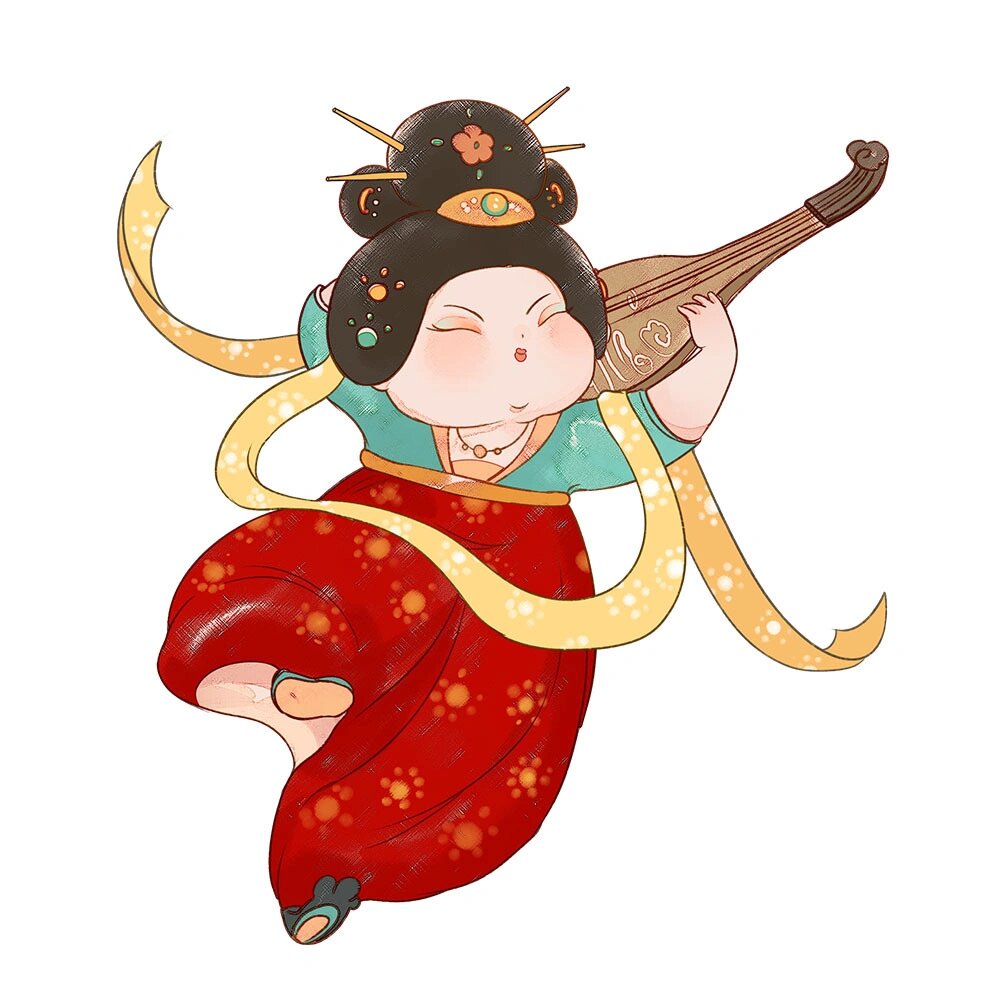 『可爱头像』 	 q版唐朝仕女头像