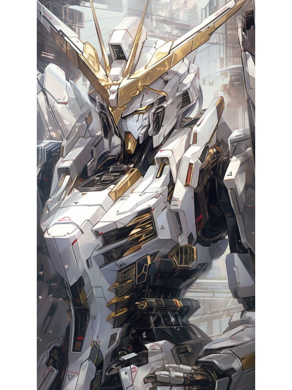 白金高达! 这个配色和模型太帅了