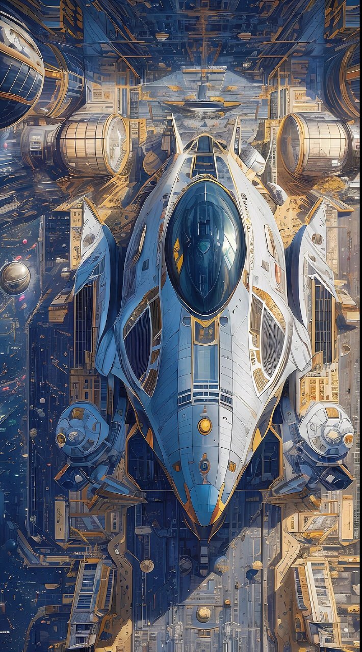 在未来的科幻世界中,星际战舰和太空堡垒扮演着重 要的角色.