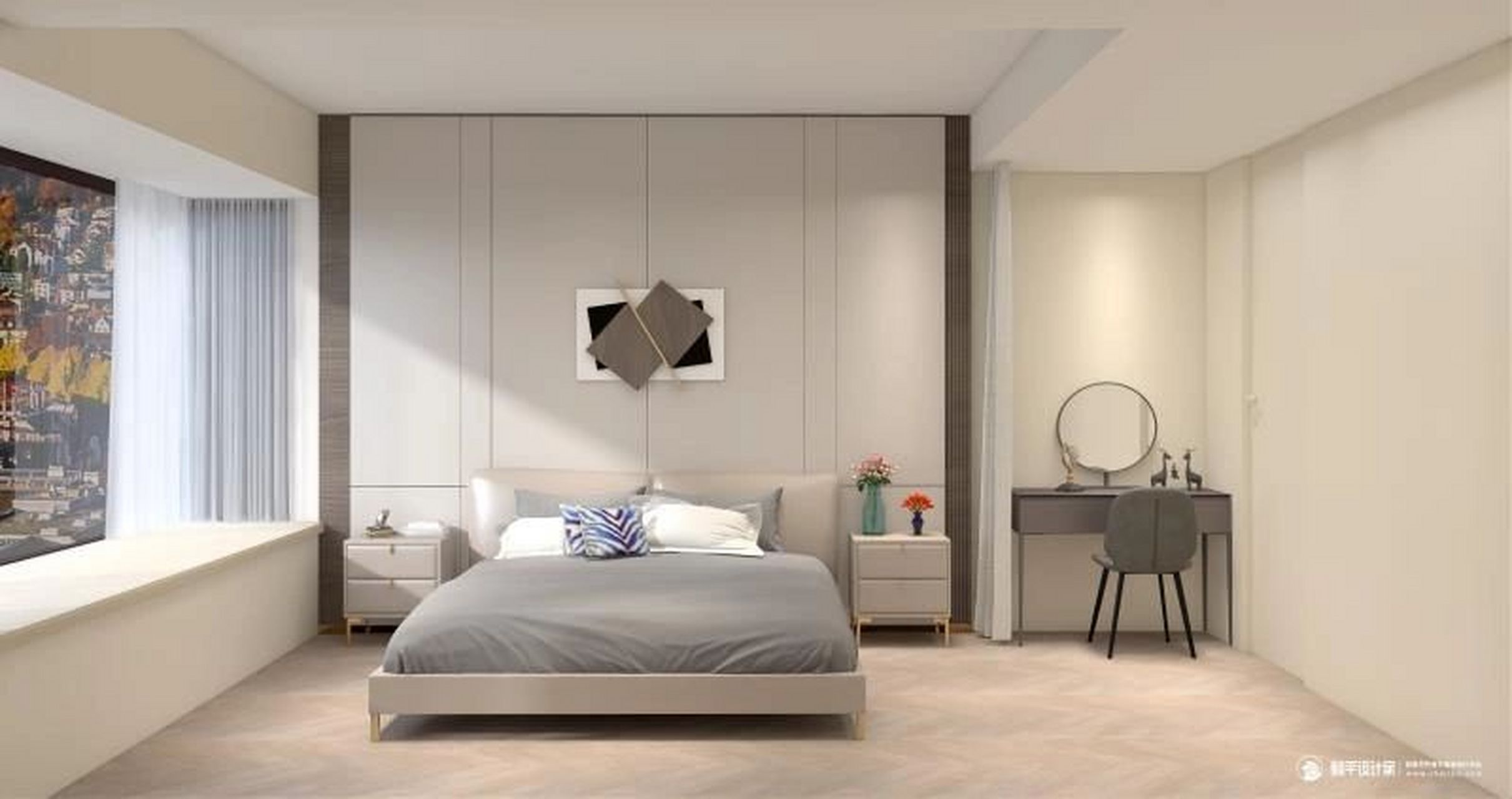 衣柜放床尾卫生间门对着床头的解决方案 卫生间对着床头,有以下几点不