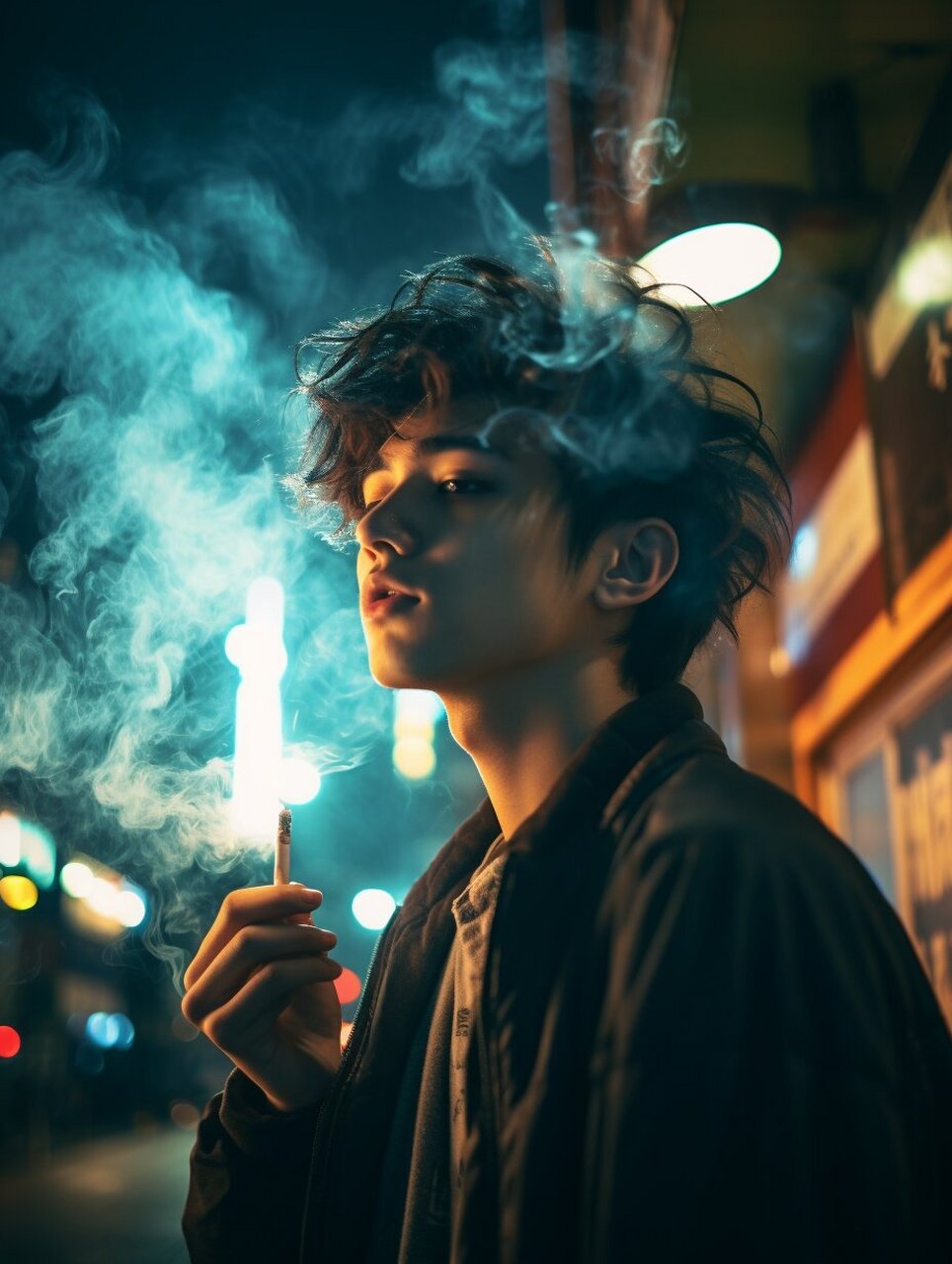 抽烟纯欲男头图93氛围感男头|气质男头 吸引的纯欲男生头像来了