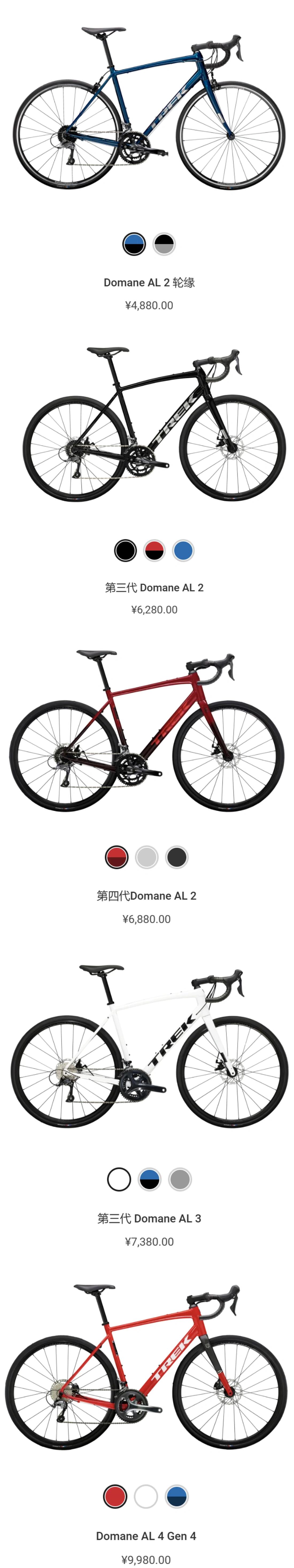 2024年trek 崔克一万以内公路车推荐汇总