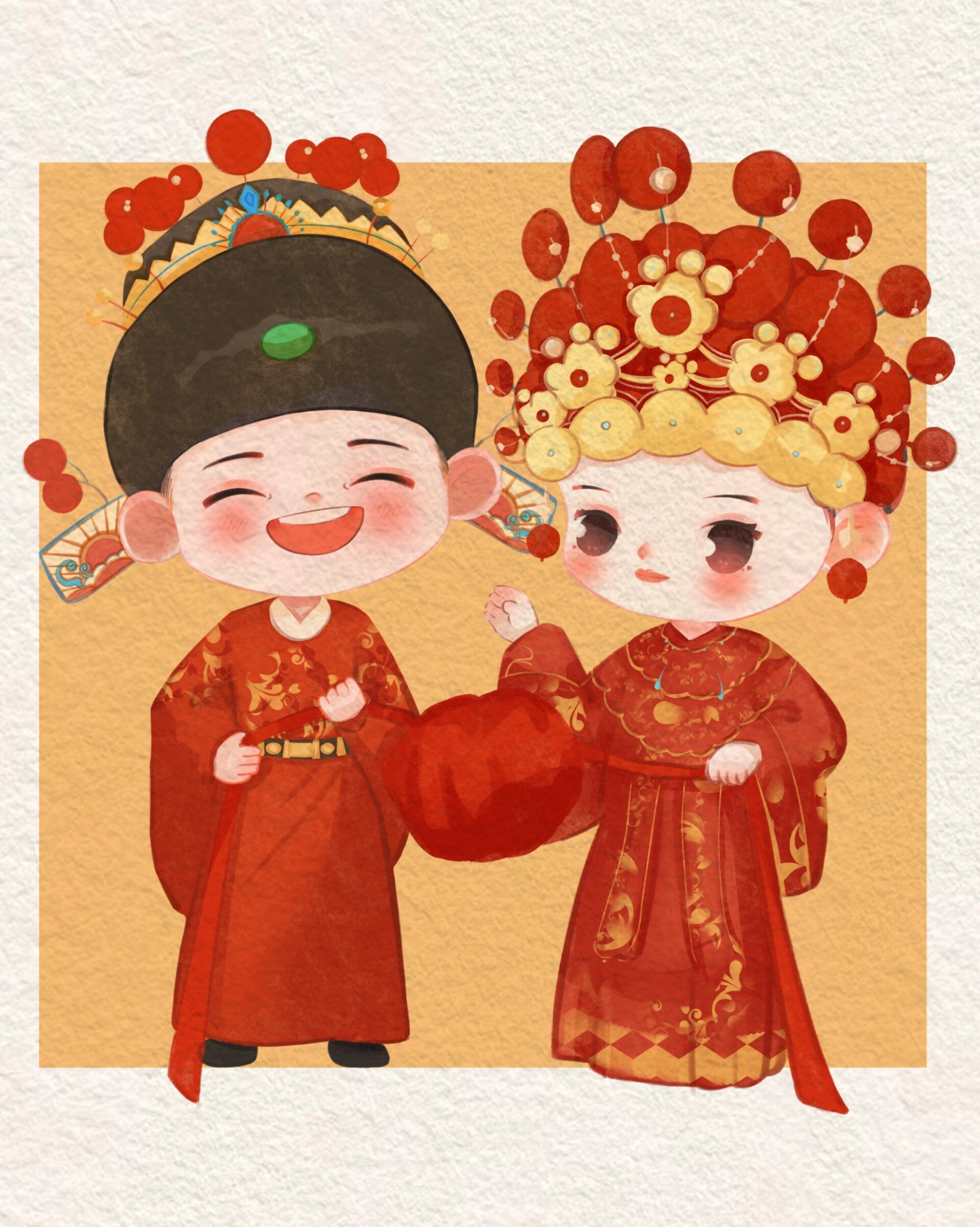q.版人物婚礼