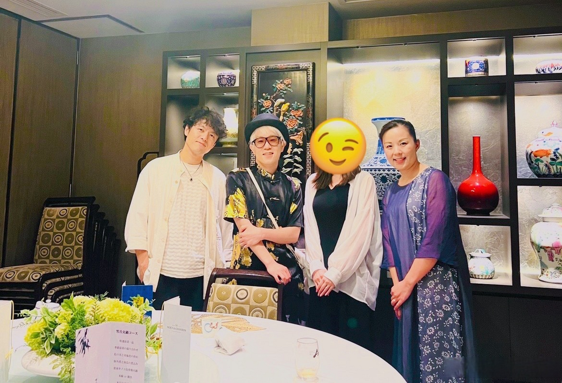 跟老婆和竹内亮导演 夫妻一起去吃饭!