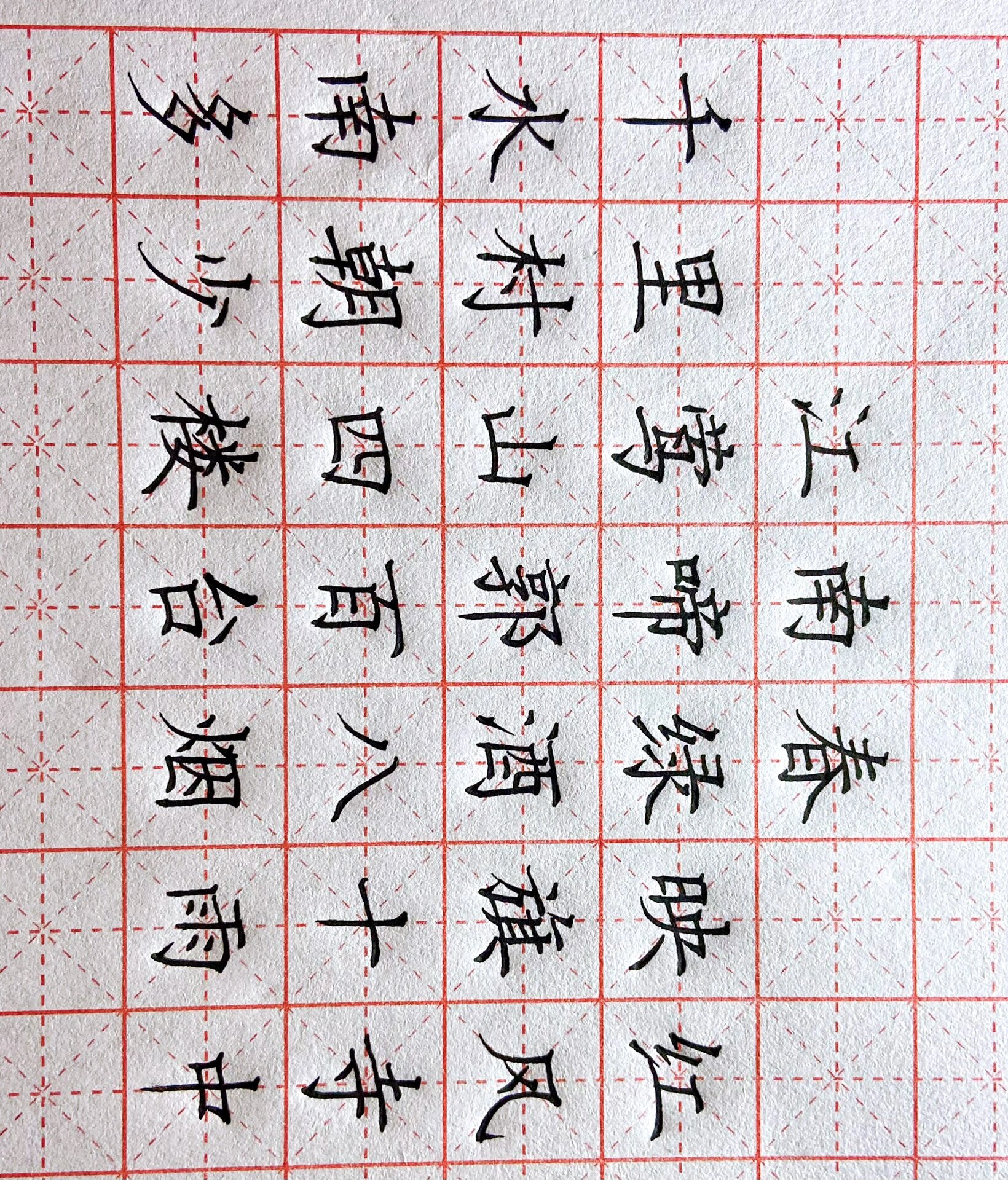 硬笔书法作品古诗楷书,看看写的怎么样