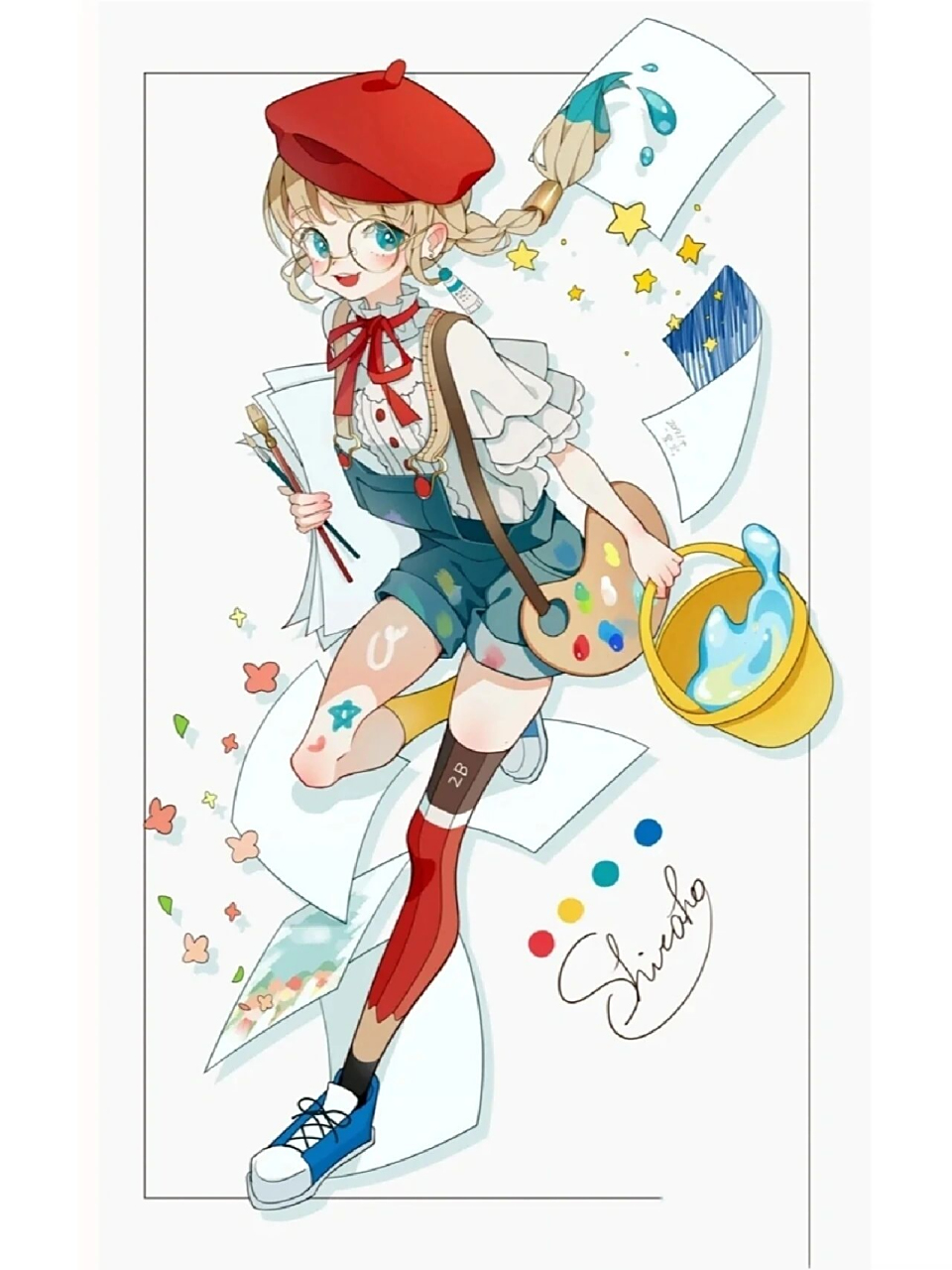 第22幅可爱全身女生动漫