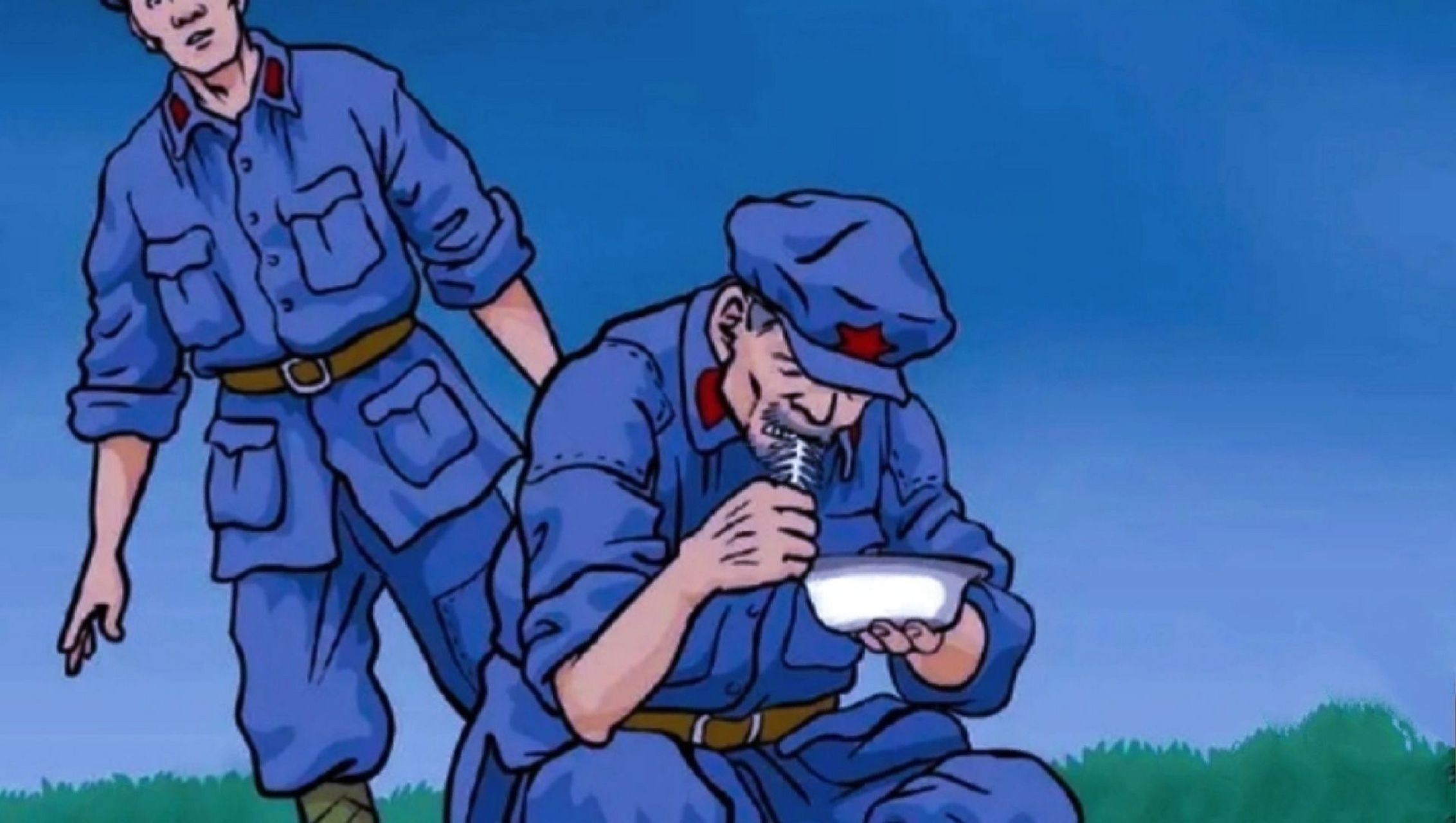 长征故事——金色的鱼钩   长征途中,老班长牢记指导员的嘱托,尽心