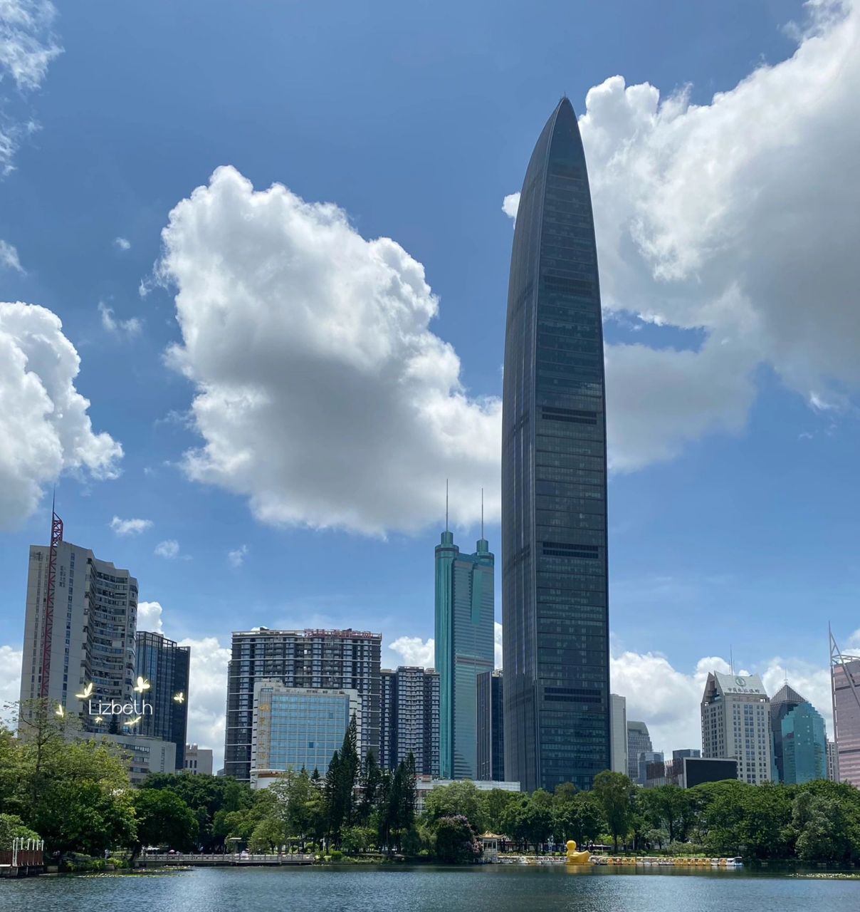 寻找深圳有趣的建筑物31566|京基100大厦 *1566京基100大厦