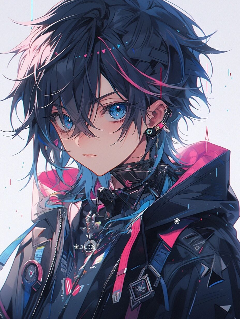 97粉蓝这种梦幻的配色,放在男孩子身上一点也不违和呢～ 95但还是