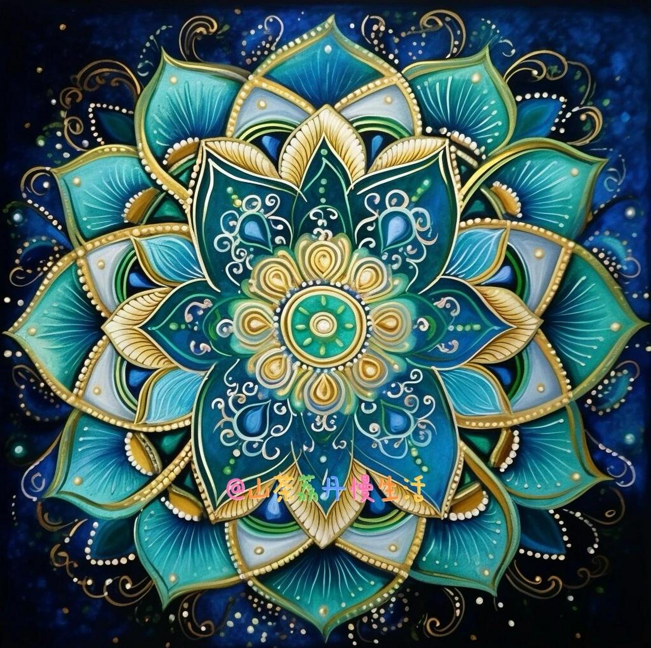 曼陀罗绘画,如同一座通往心灵深处的桥梁,其情绪疗愈力量深邃而强大.