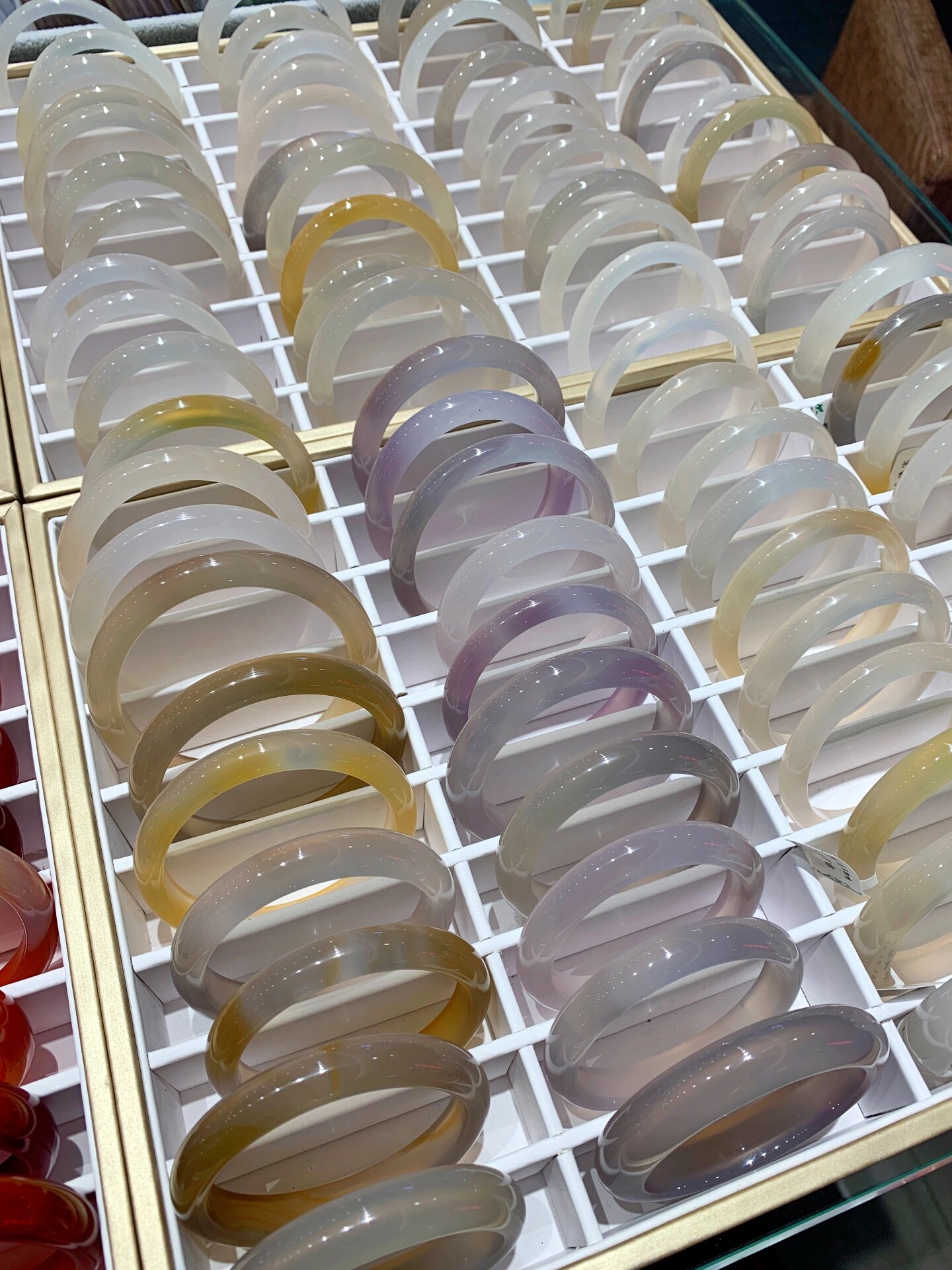 高档玉髓玛瑙手镯分享 进口马料高冰种 来自马达加斯加的天然玉石玉髓