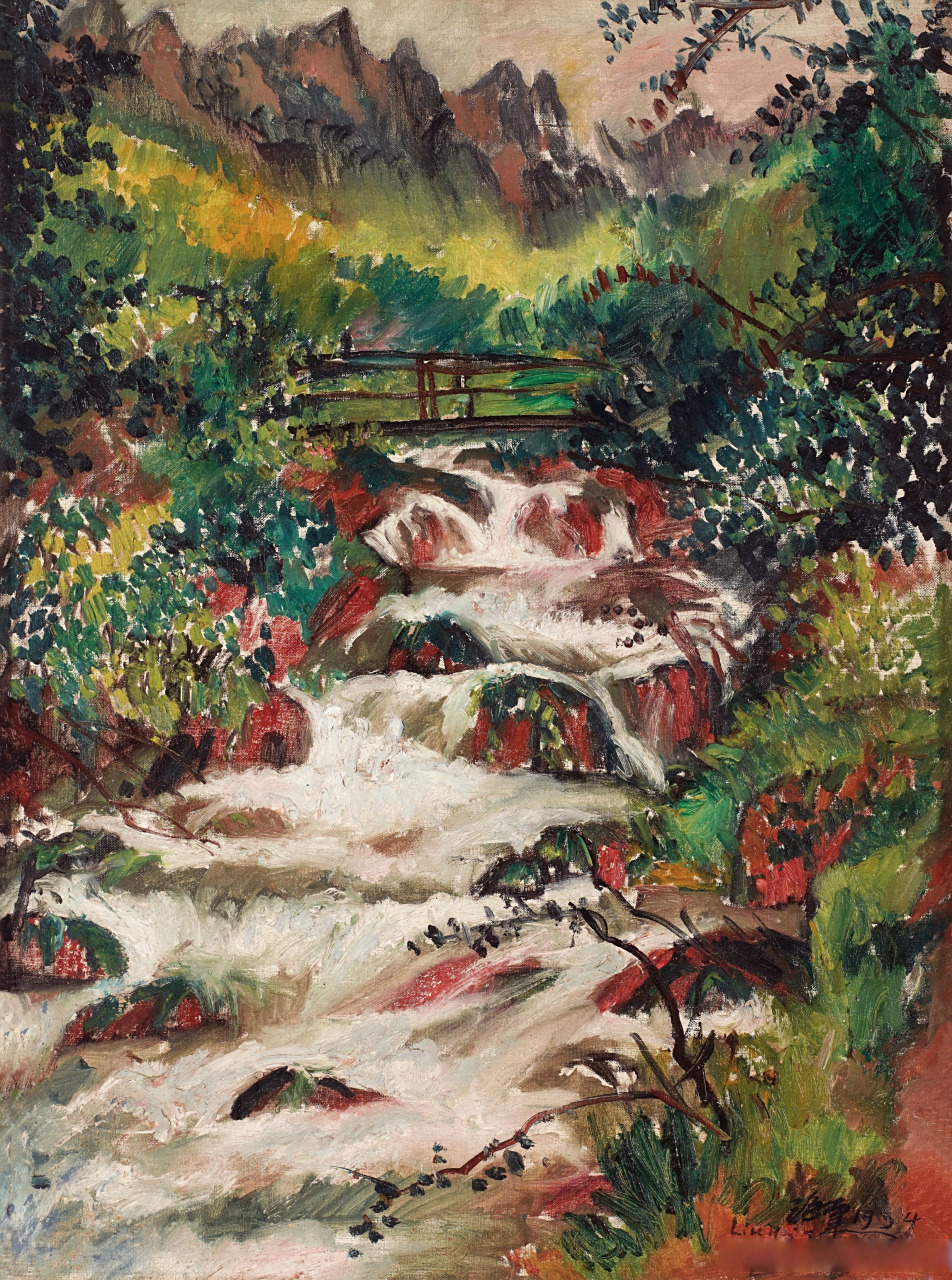 刘海粟油画作品