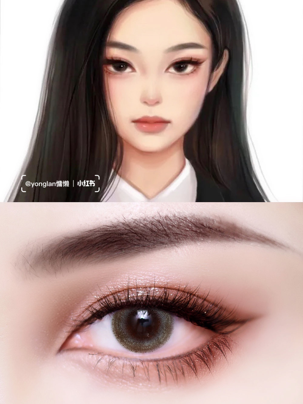 这里依然是慵懒 今天是jennie漫画仿妆 漫画里jennie