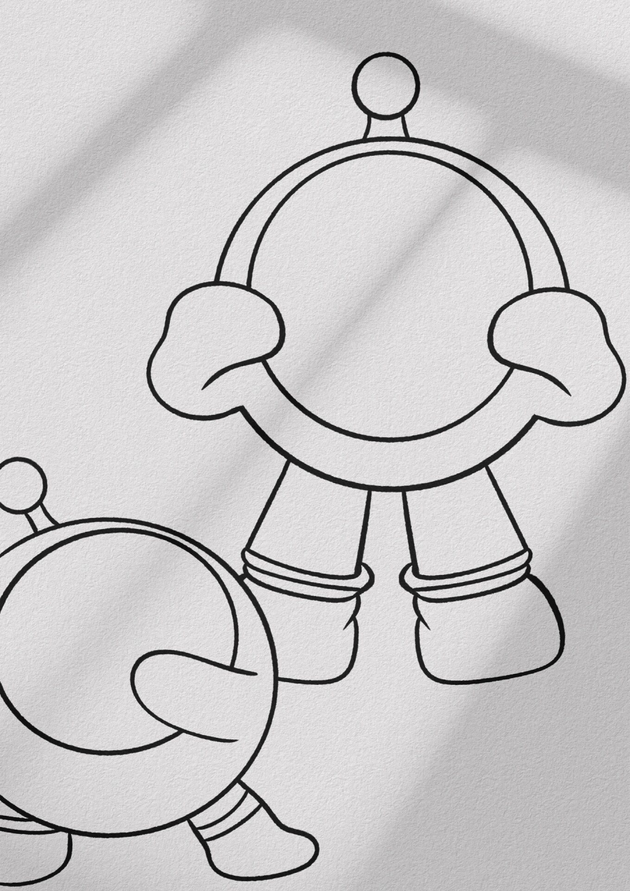 蛋简笔画 宝子们你们要的后续来了,小黄没有嘎,小黑也被关进了小黑屋