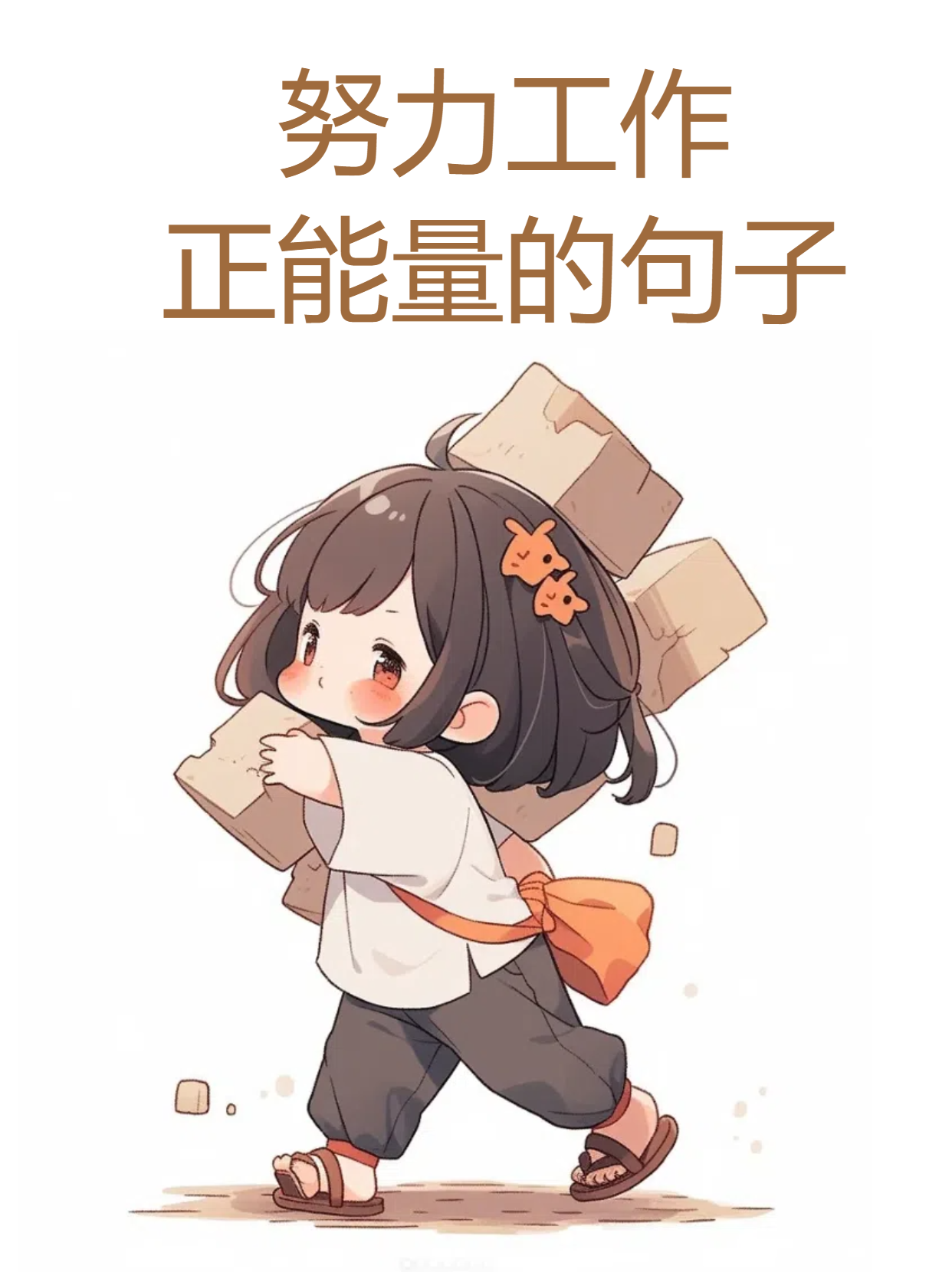 努力工作正能量的句子