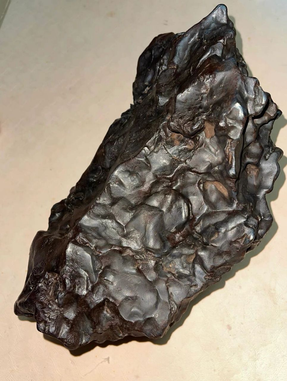 价值150万的陨石长啥样98 阿林铁陨石(sikhote alin)是采集苏联时期