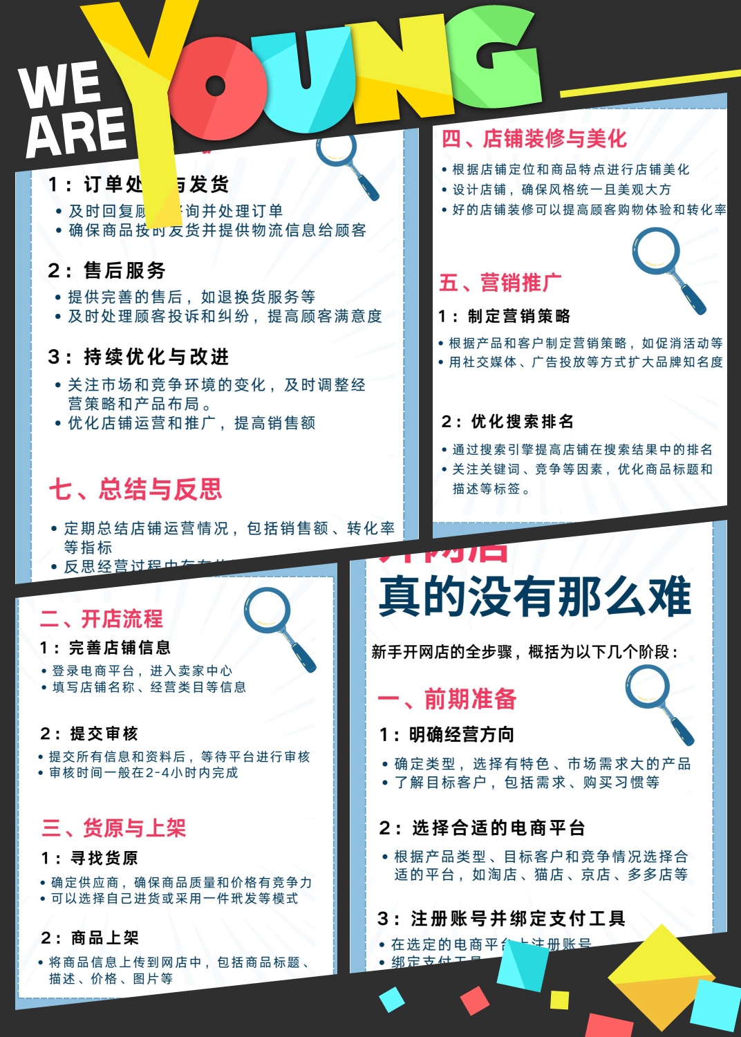 開網(wǎng)店需要什么條件和哪些手續(xù)自己開網(wǎng)店需要什么流程