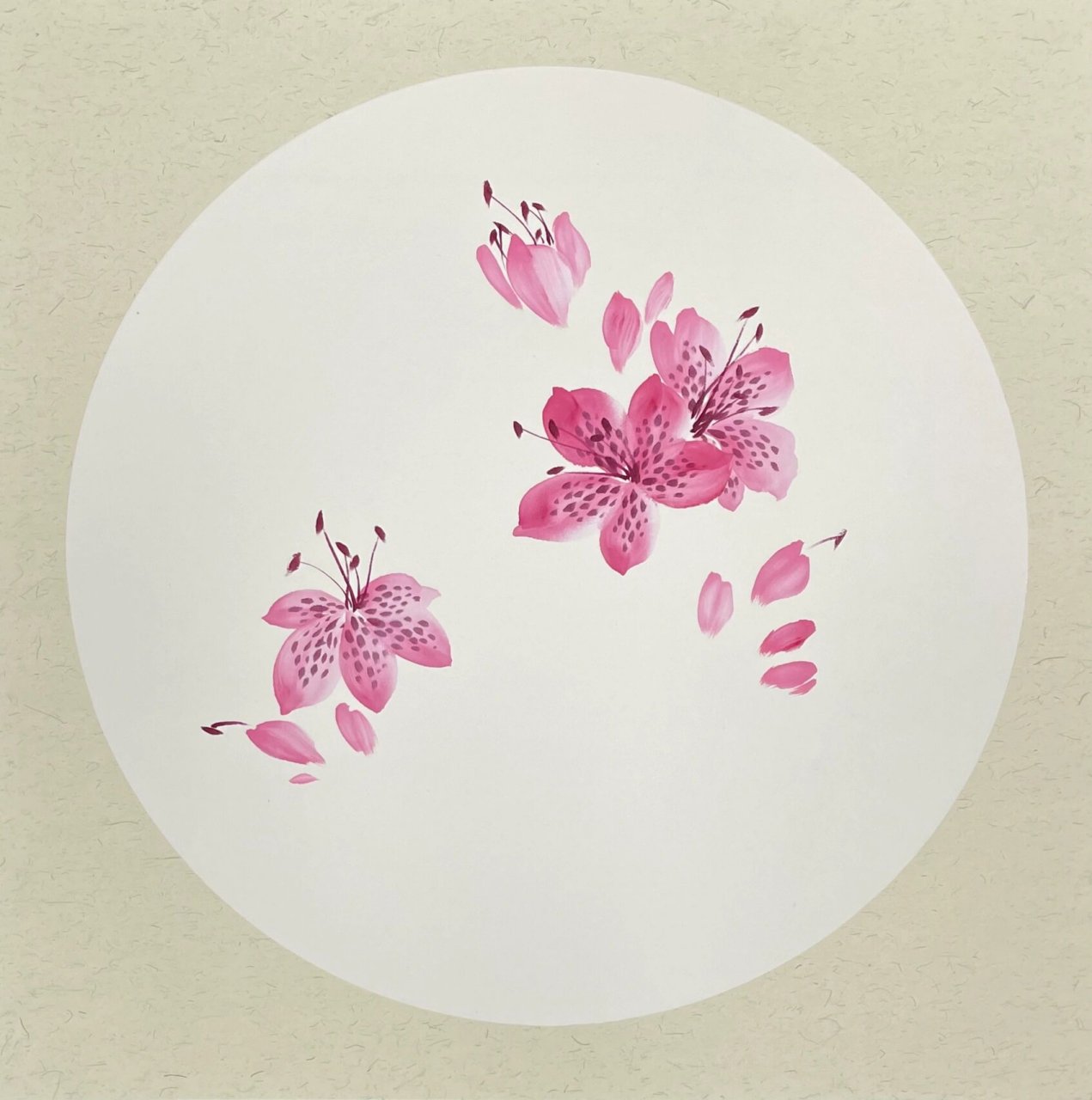 国画杜鹃花 大鹏教育《恣意绽放香浮动》要点: 玫瑰花集美与爱于一身