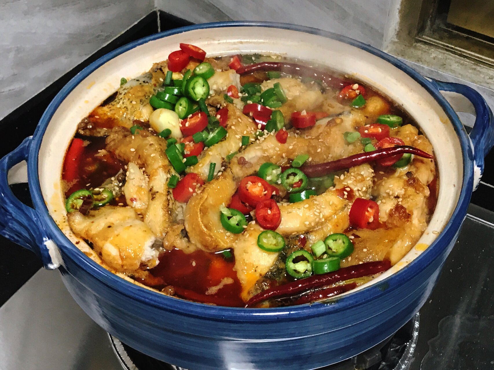 自制|鲜香麻辣"麻辣鱼块煲"95 有空就喜欢做美食,今天分享的是"麻辣