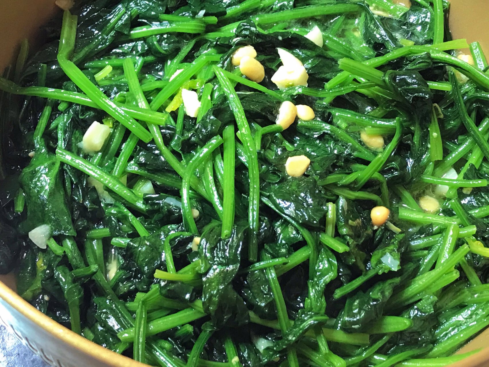 潮汕家常菜~清炒菠菜(又叫飞龙) 菠菜这样做 简单又美味  关键还减脂