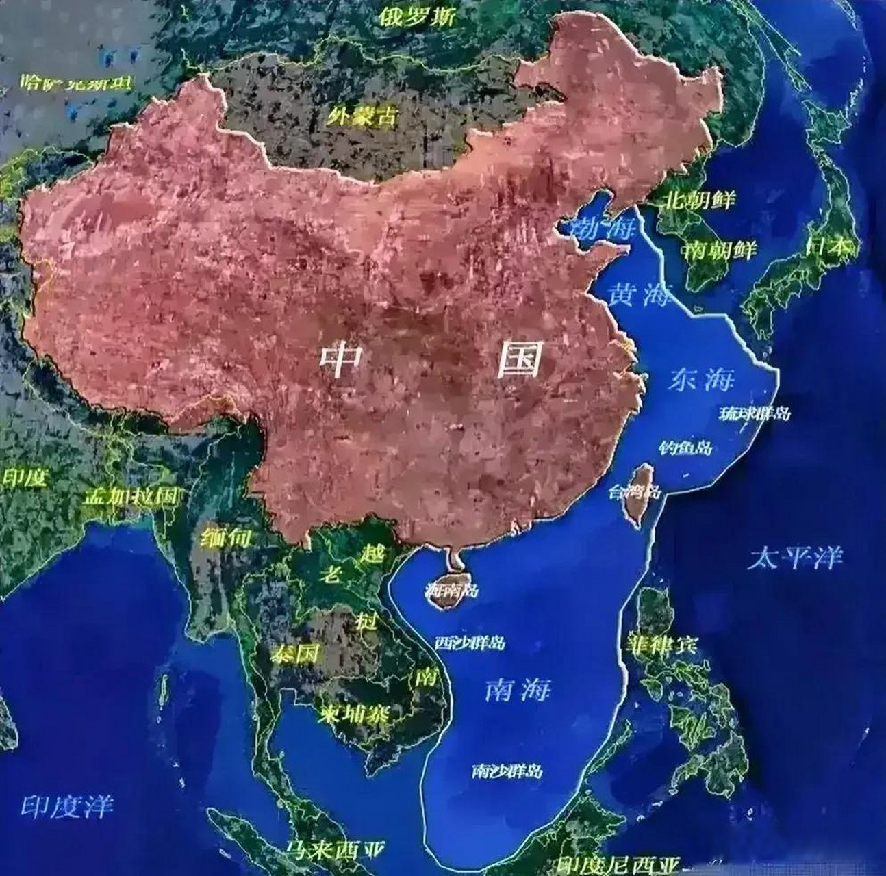 中国未来扩张地图图片