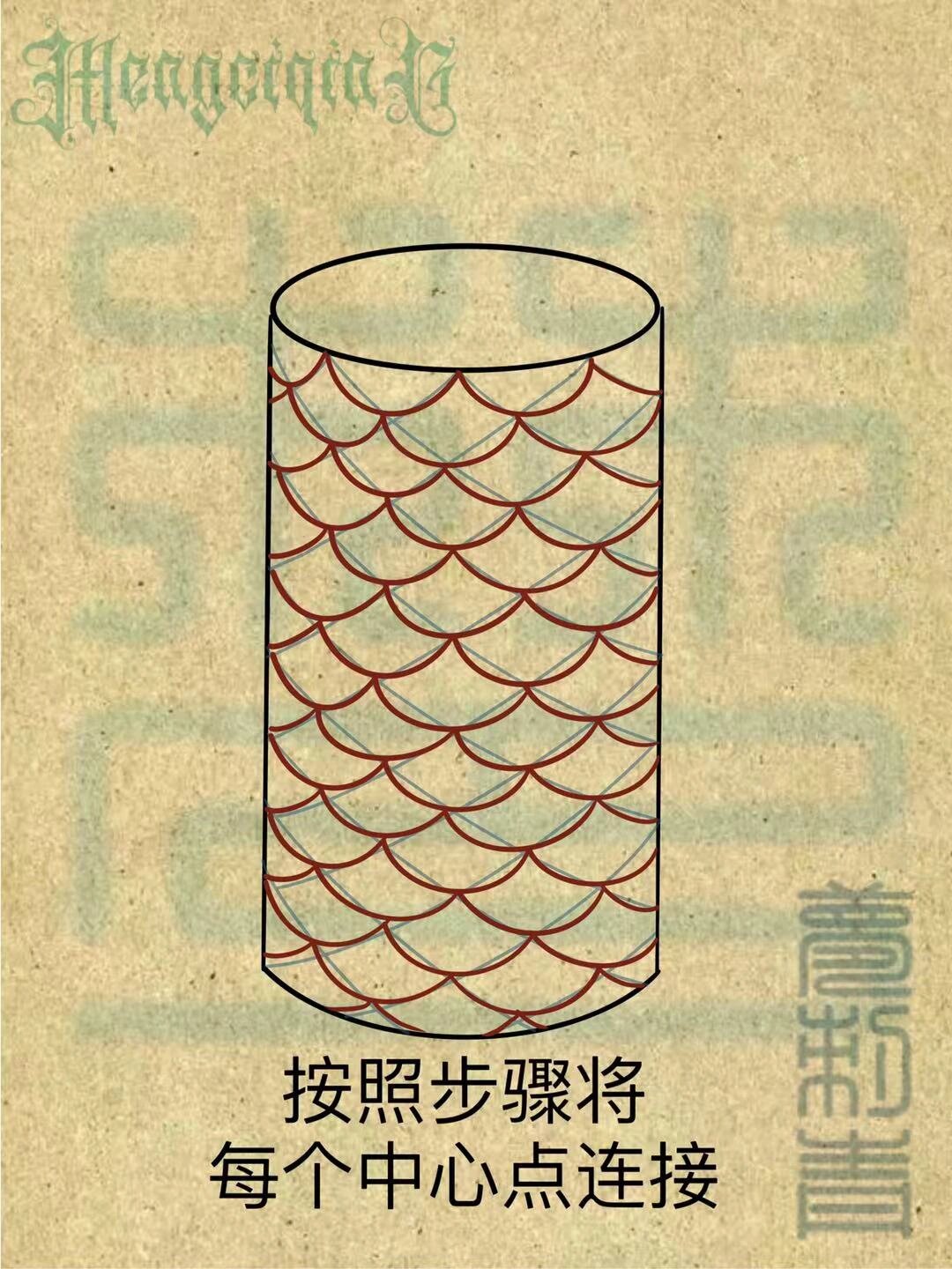 简笔画鱼鳞的画法步骤图片