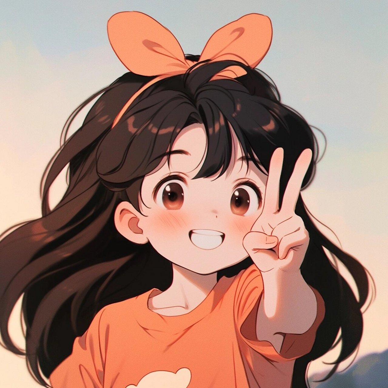 可爱头像|橙色系第二弹|元气满满的一天