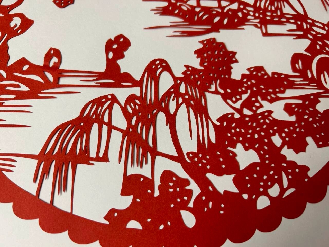 苏州园林剪纸底稿